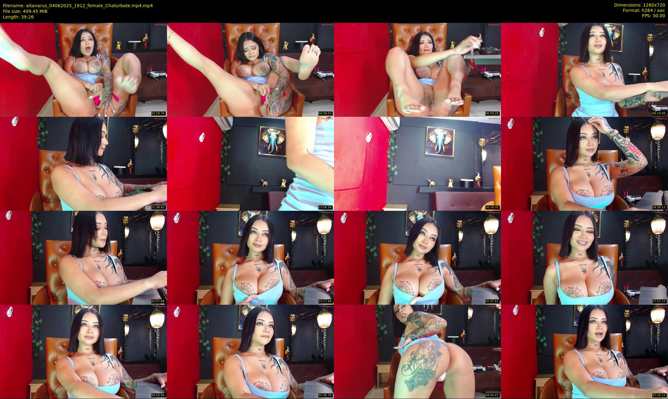 aitanarus — 40 minute Chaturbate female cam show recording, 720p, Jun 4, 2025