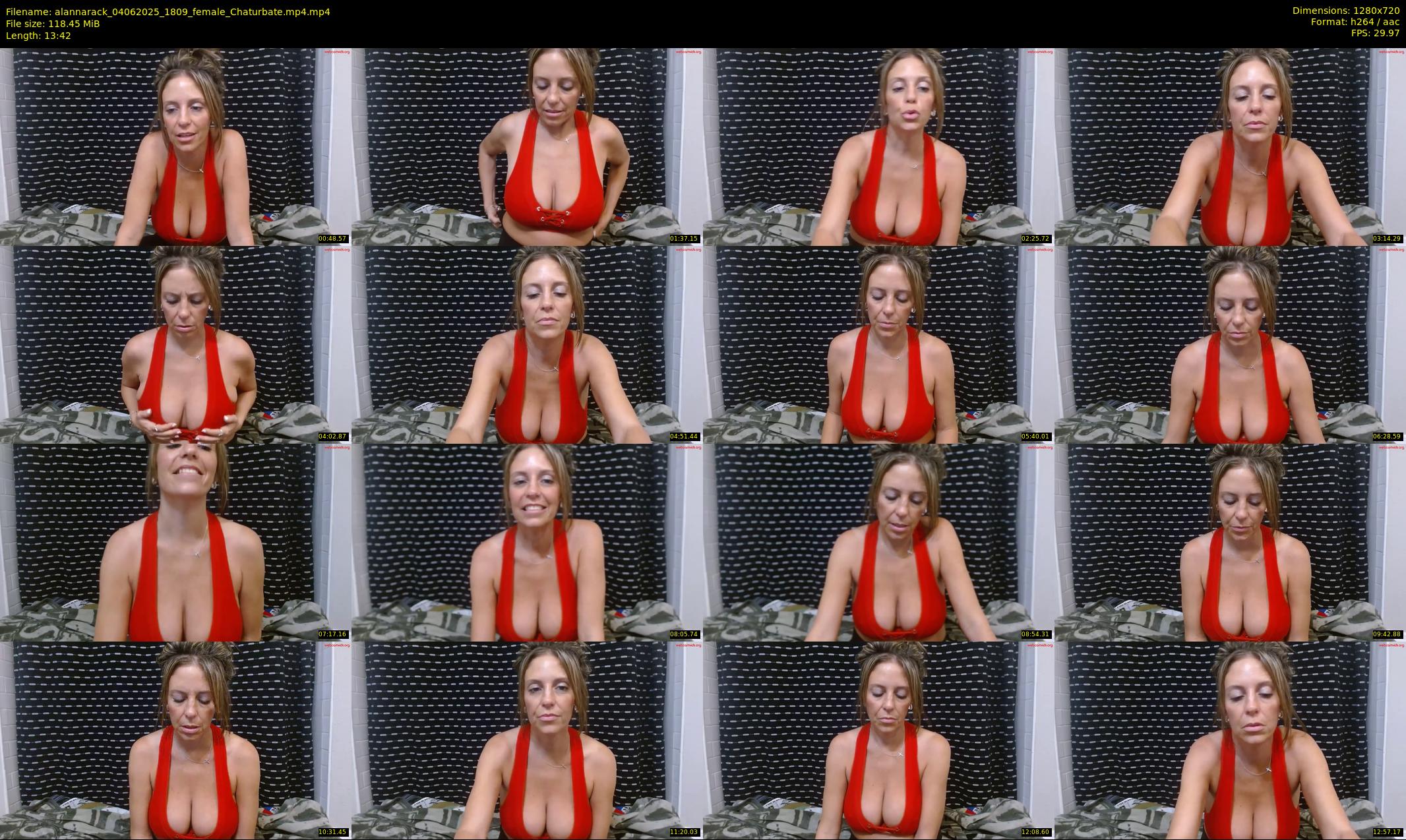 alannarack — 14 minute Chaturbate female cam show recording, 720p, Jun 4, 2025