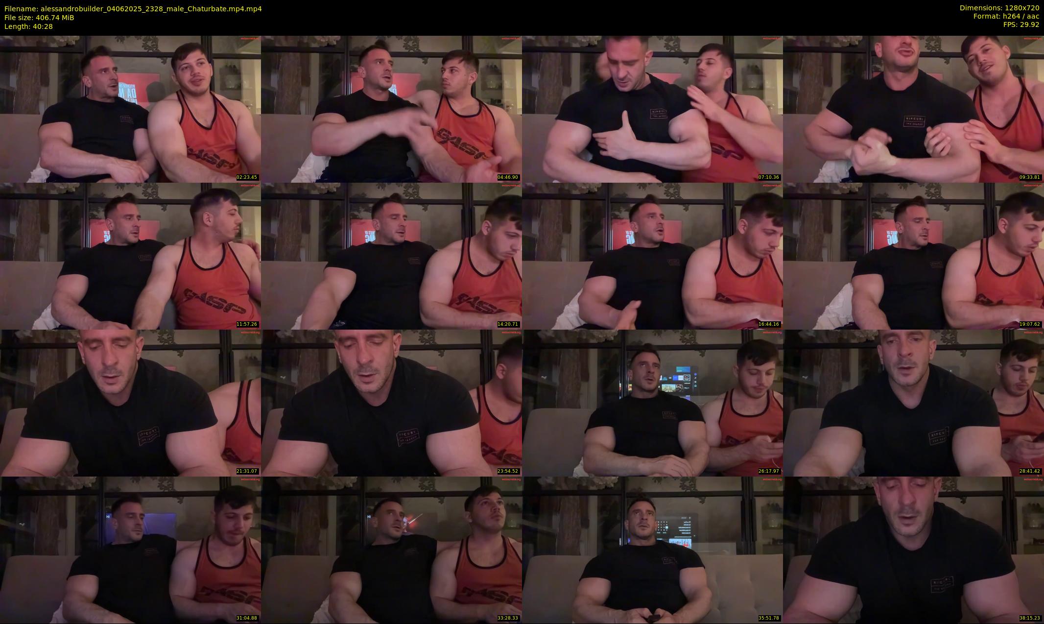 alessandrobuilder — 41 minute Chaturbate couple cam show recording, 720p, Jun 4, 2025