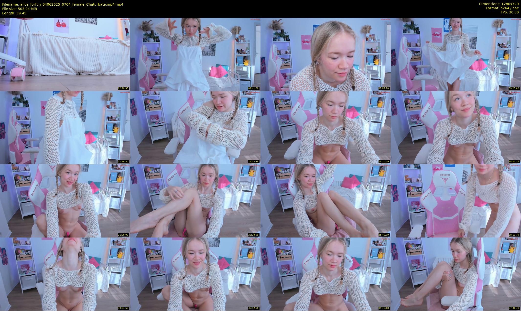 alice_forfun — 40 minute Chaturbate female cam show recording, 720p, Jun 4, 2025