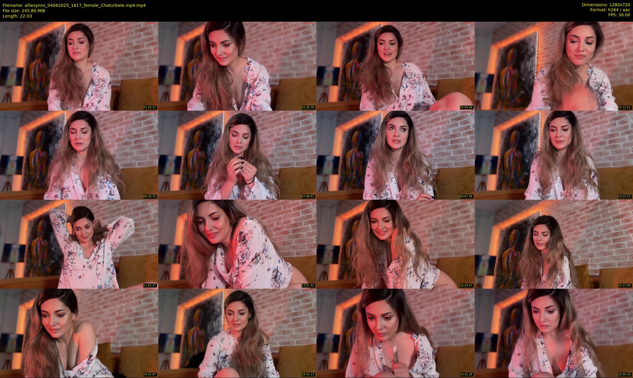 alliesynns — 23 minute Chaturbate female cam show recording, 720p, Jun 4, 2025
