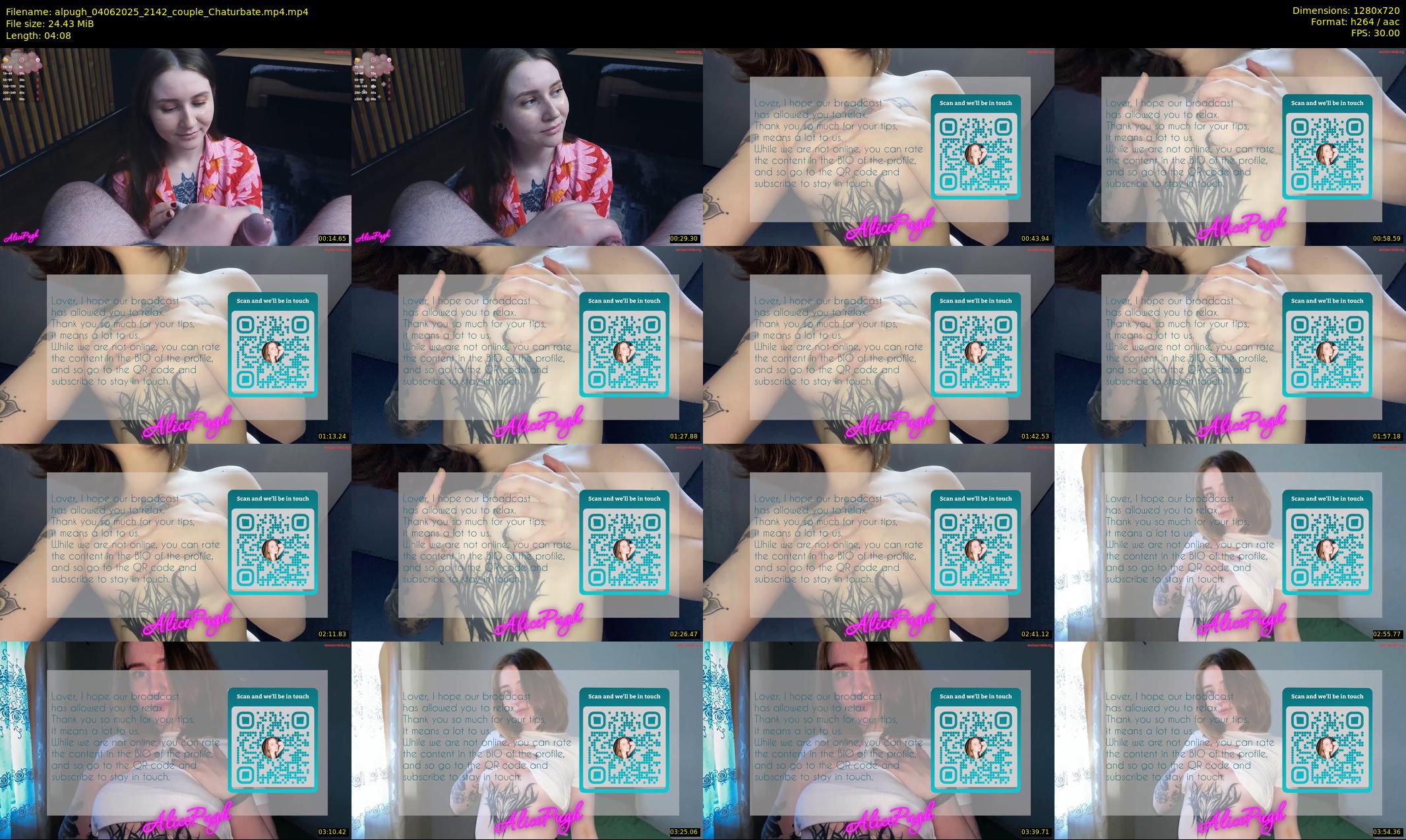 alpugh — 5 minute Chaturbate couple cam show recording, 720p, Jun 4, 2025