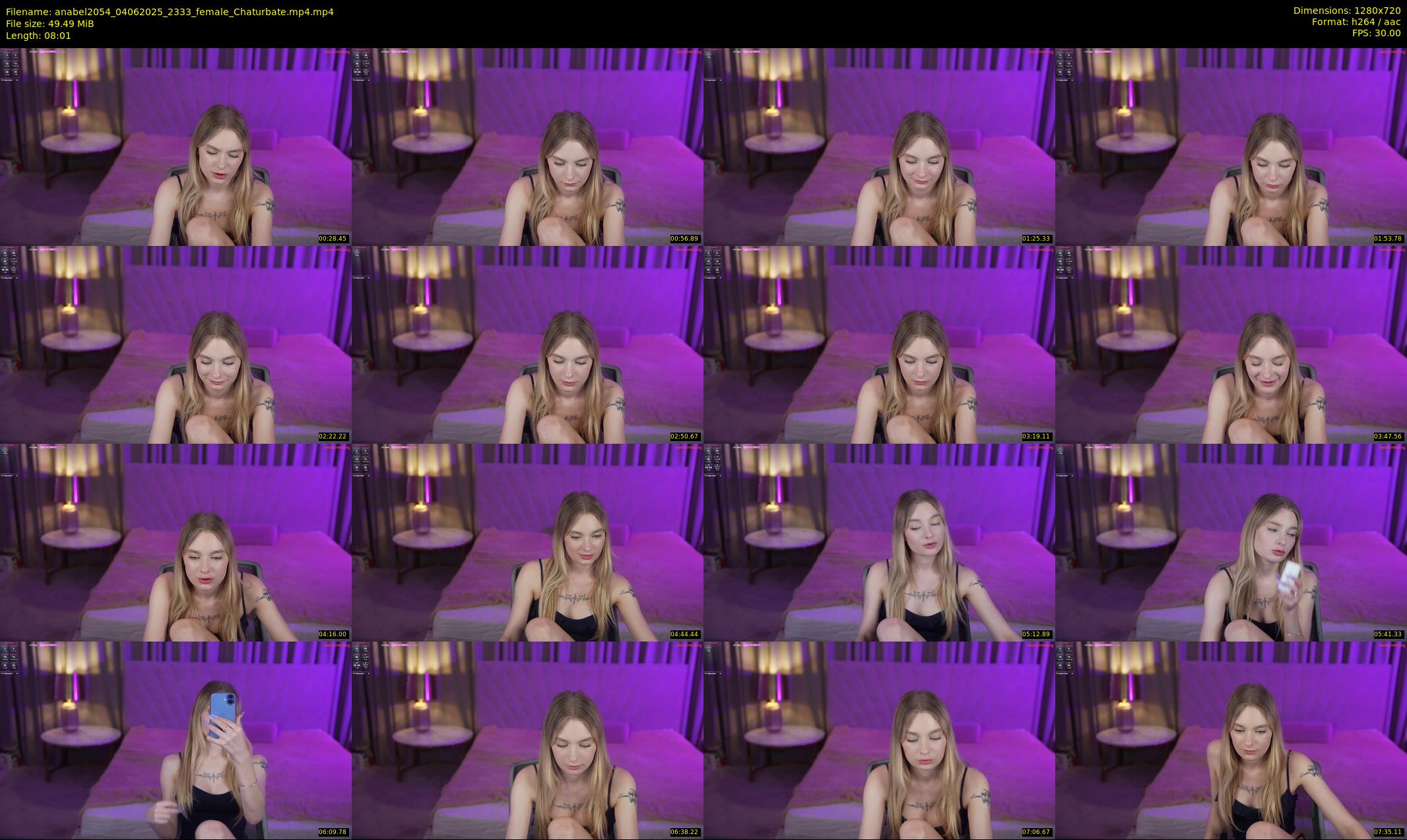 anabel2054 — 9 minute Chaturbate female cam show recording, 720p, Jun 4, 2025