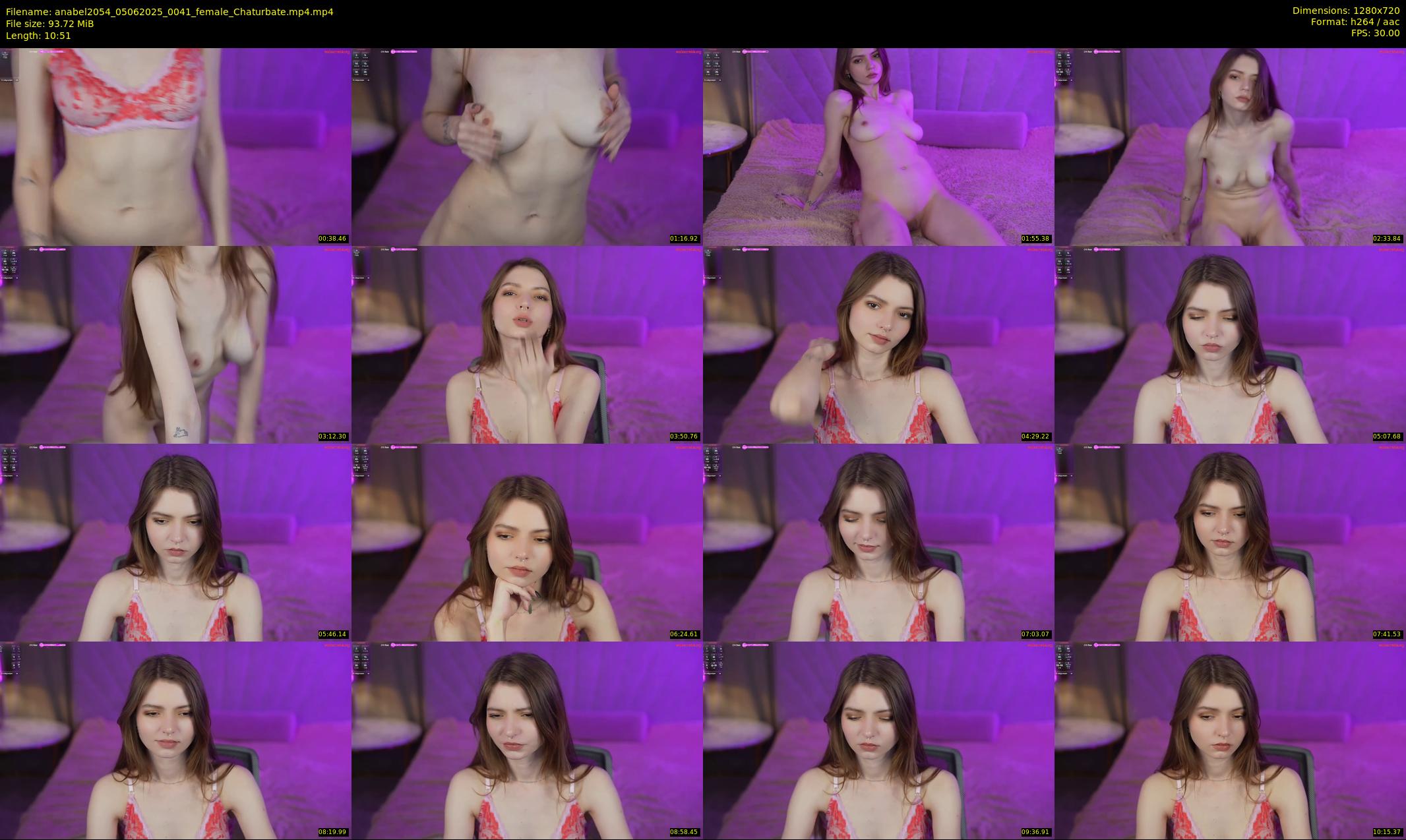 anabel2054 — 11 minute Chaturbate female cam show recording, 720p, Jun 5, 2025
