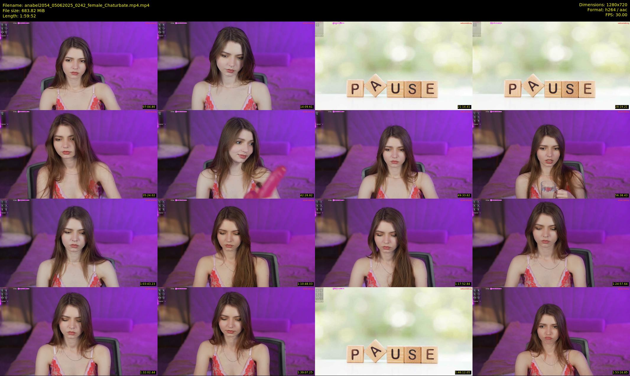 anabel2054 — 120 minute Chaturbate female cam show recording, 720p, Jun 5, 2025