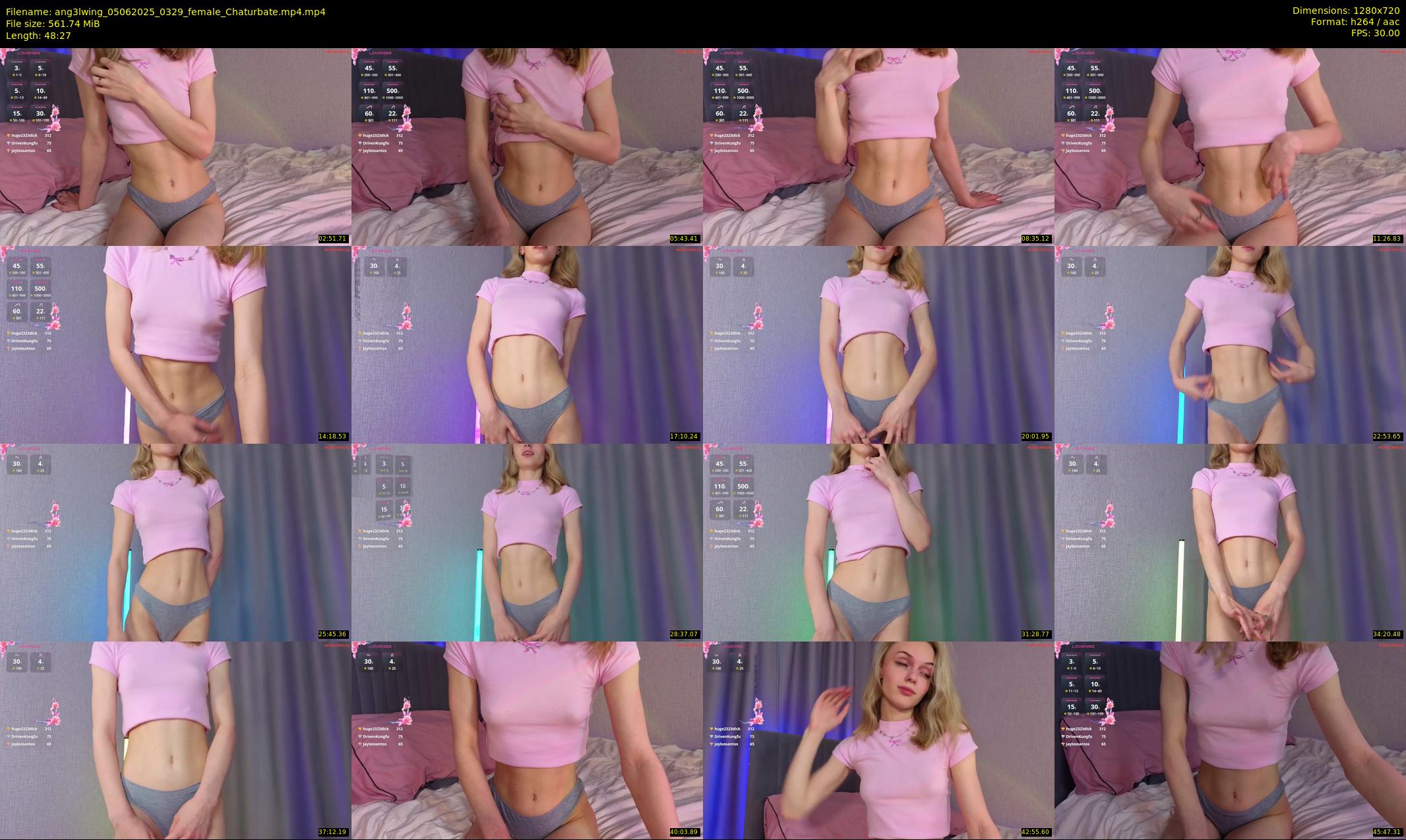 ang3lwing — 49 minute Chaturbate female cam show recording, 720p, Jun 5, 2025