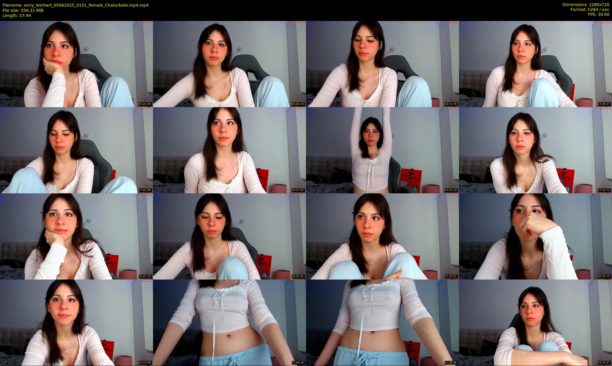 anny_leinhart — 58 minute Chaturbate female cam show recording, 720p, Jun 5, 2025