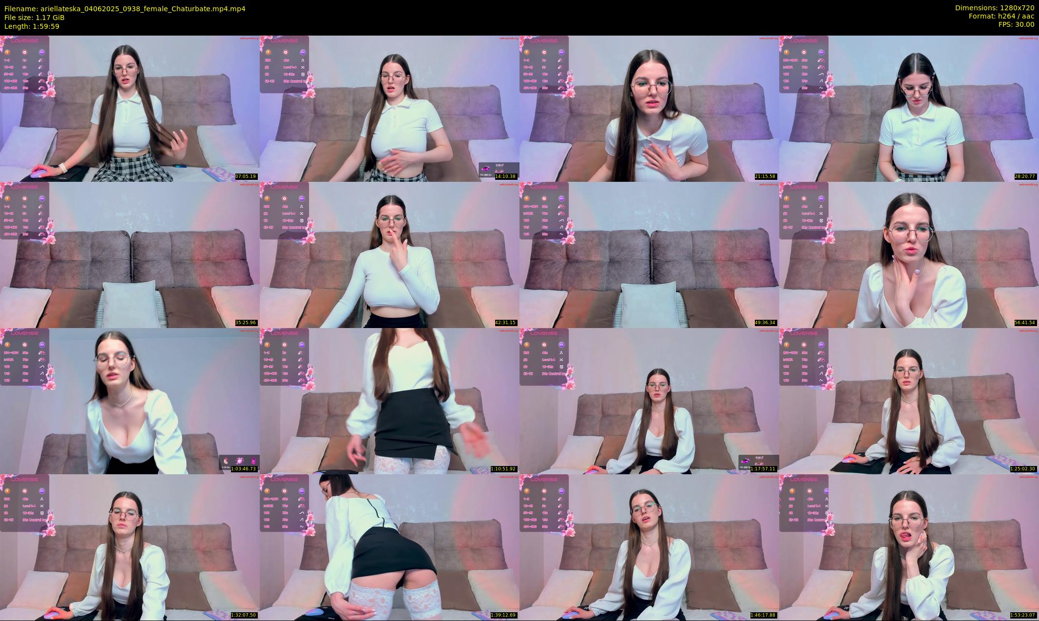 ariellateska — 120 minute Chaturbate female cam show recording, 720p, Jun 4, 2025