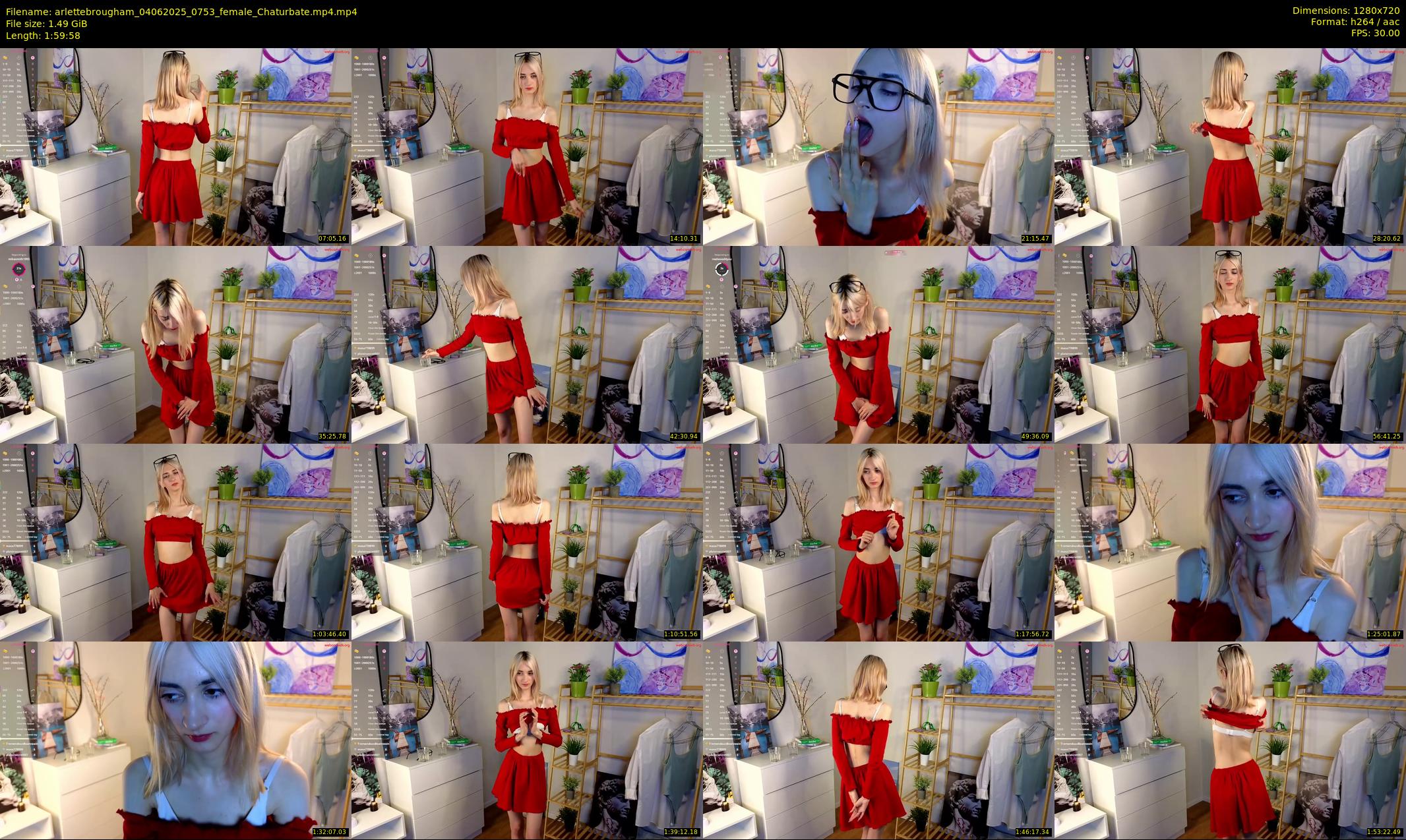 arlettebrougham — 120 minute Chaturbate female cam show recording, 720p, Jun 4, 2025
