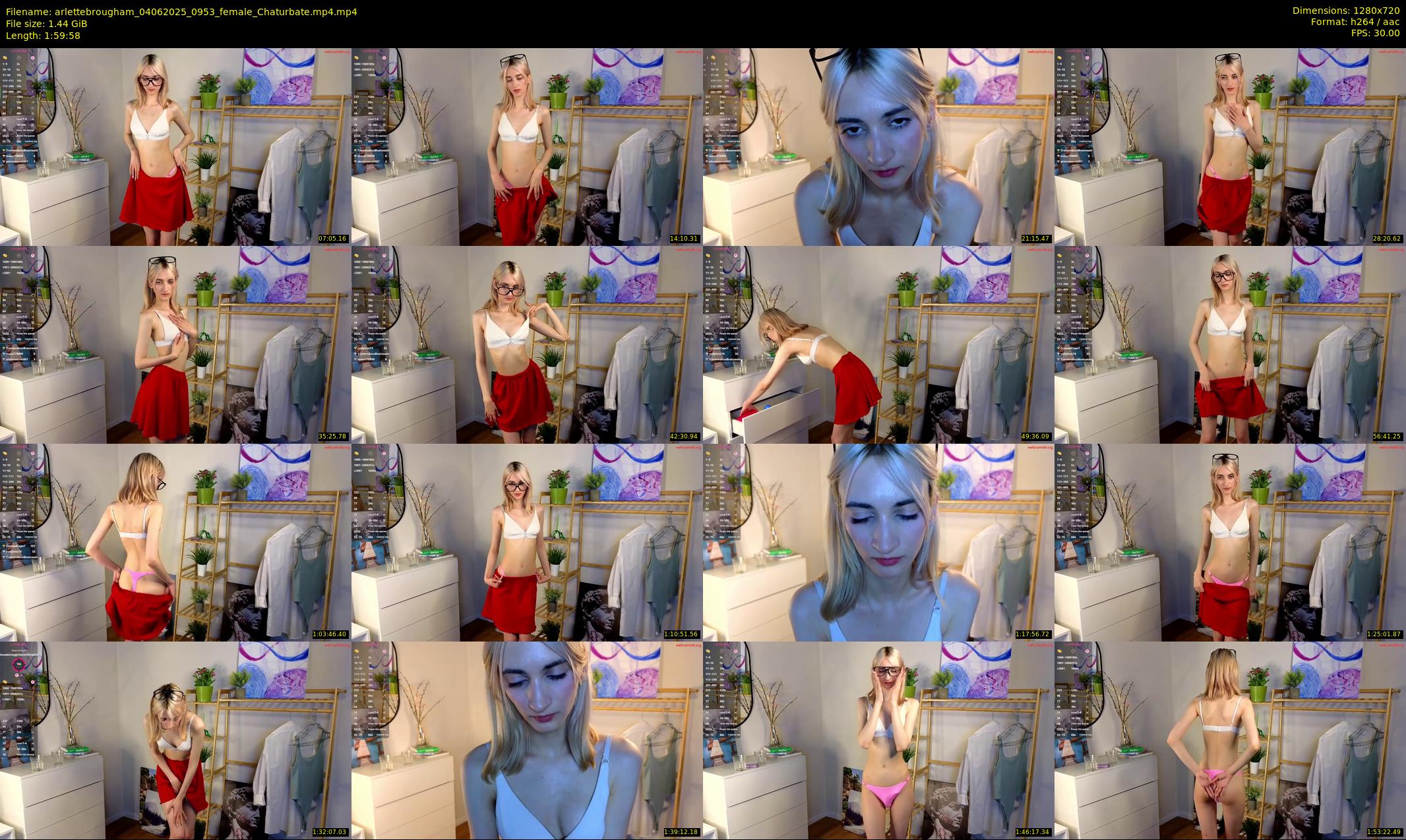 arlettebrougham — 120 minute Chaturbate female cam show recording, 720p, Jun 4, 2025