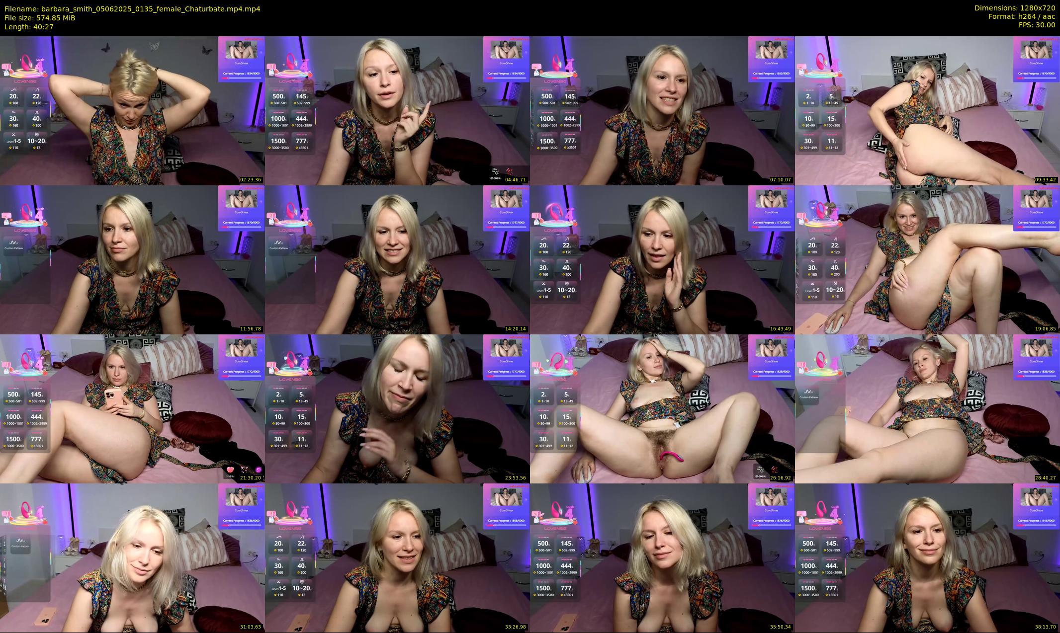 barbara_smith — 41 minute Chaturbate female cam show recording, 720p, Jun 5, 2025