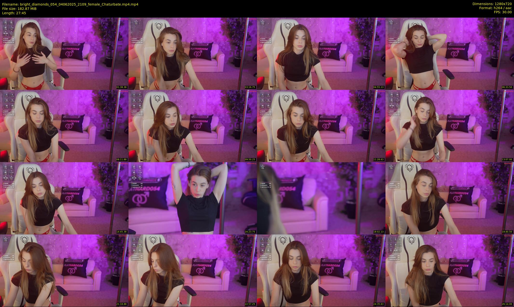 bright_diamonds_054 — 28 minute Chaturbate couple cam show recording, 720p, Jun 4, 2025