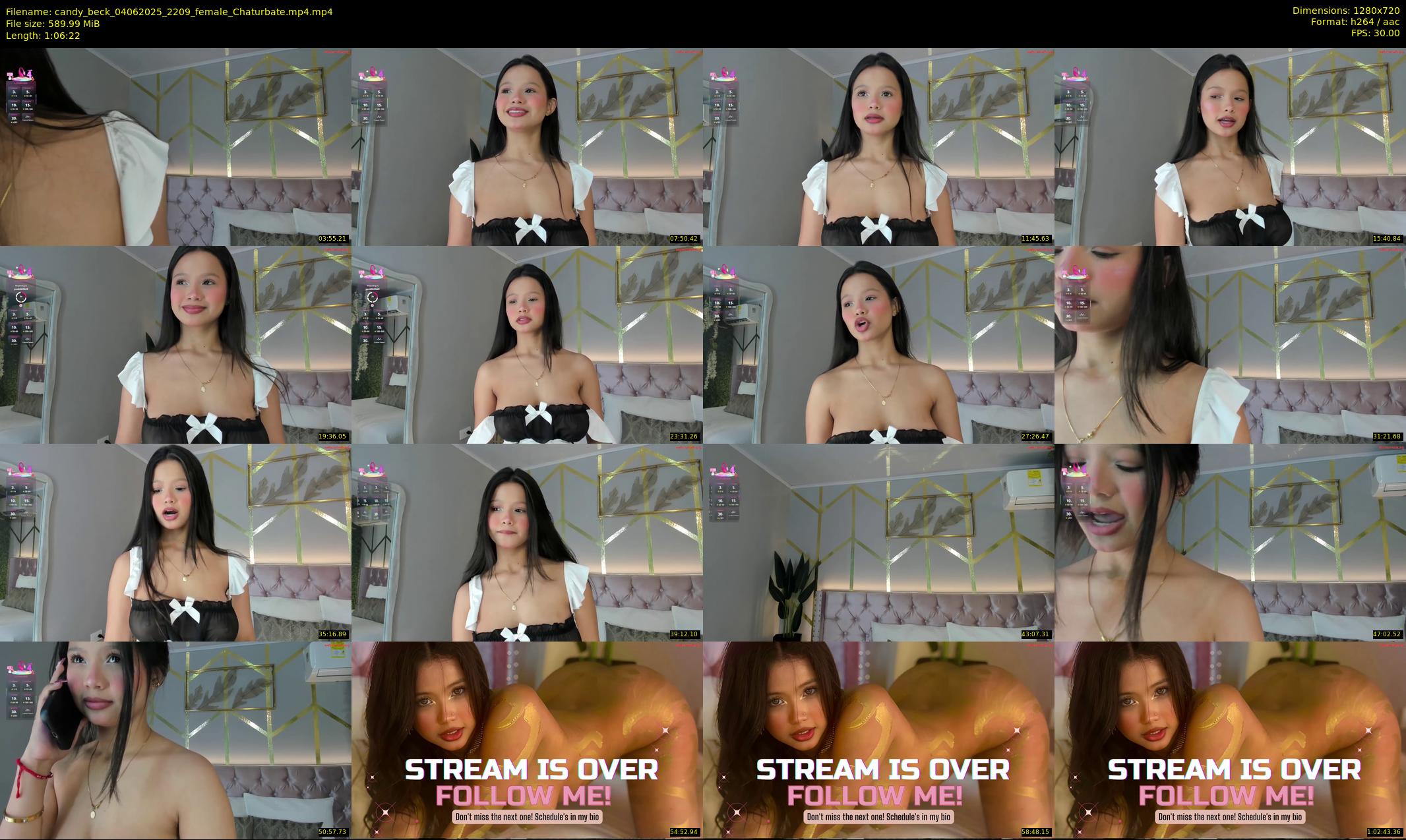 candy_beck — 67 minute Chaturbate female cam show recording, 720p, Jun 4, 2025