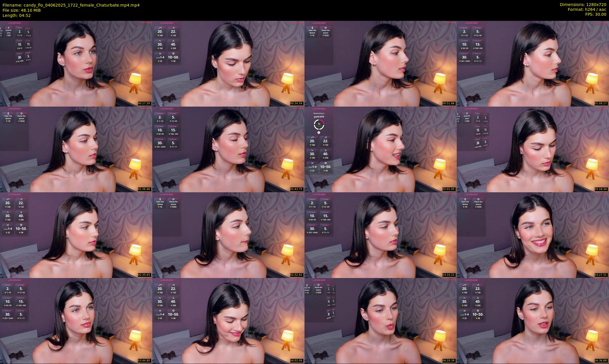 candy_flo — 5 minute Chaturbate female cam show recording, 720p, Jun 4, 2025