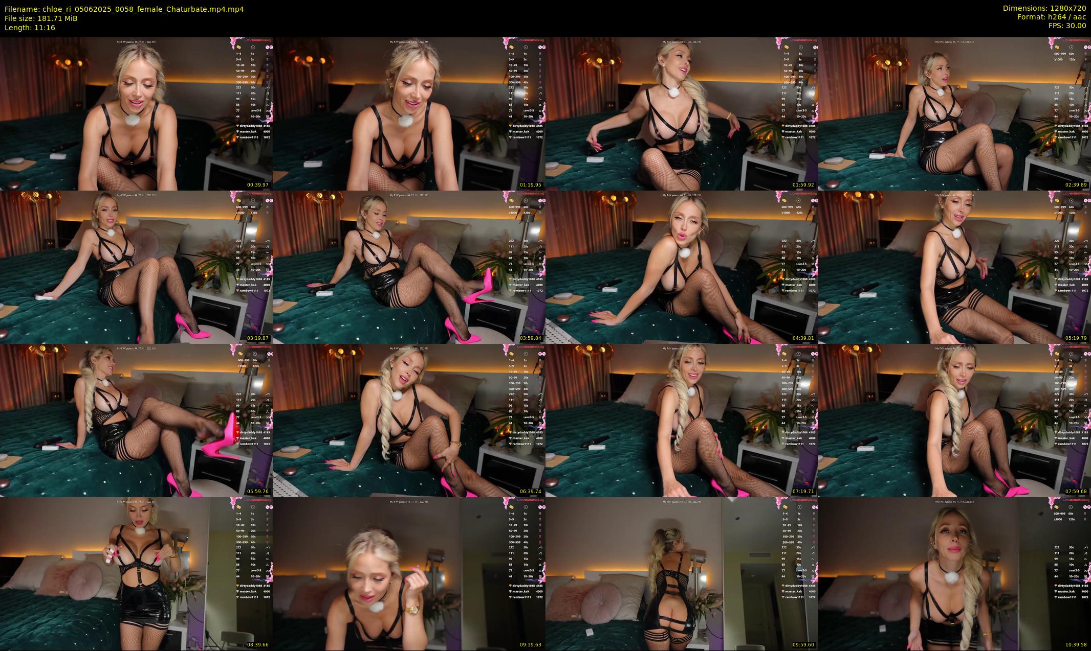 chloe_ri — 12 minute Chaturbate female cam show recording, 720p, Jun 5, 2025