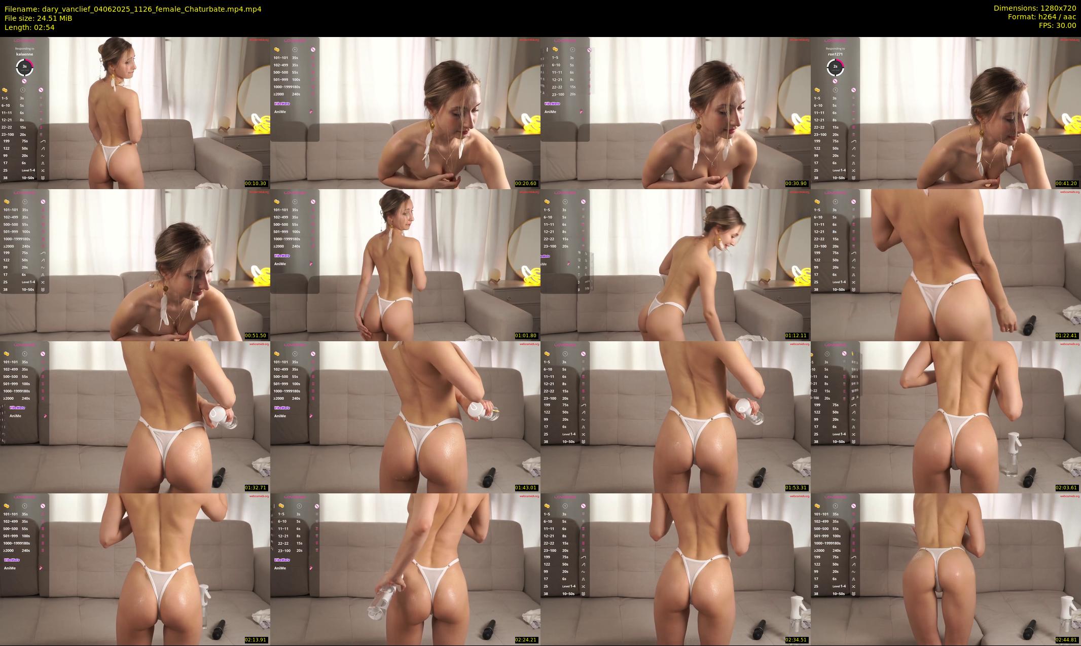 dary_vanclief — 3 minute Chaturbate female cam show recording, 720p, Jun 4, 2025