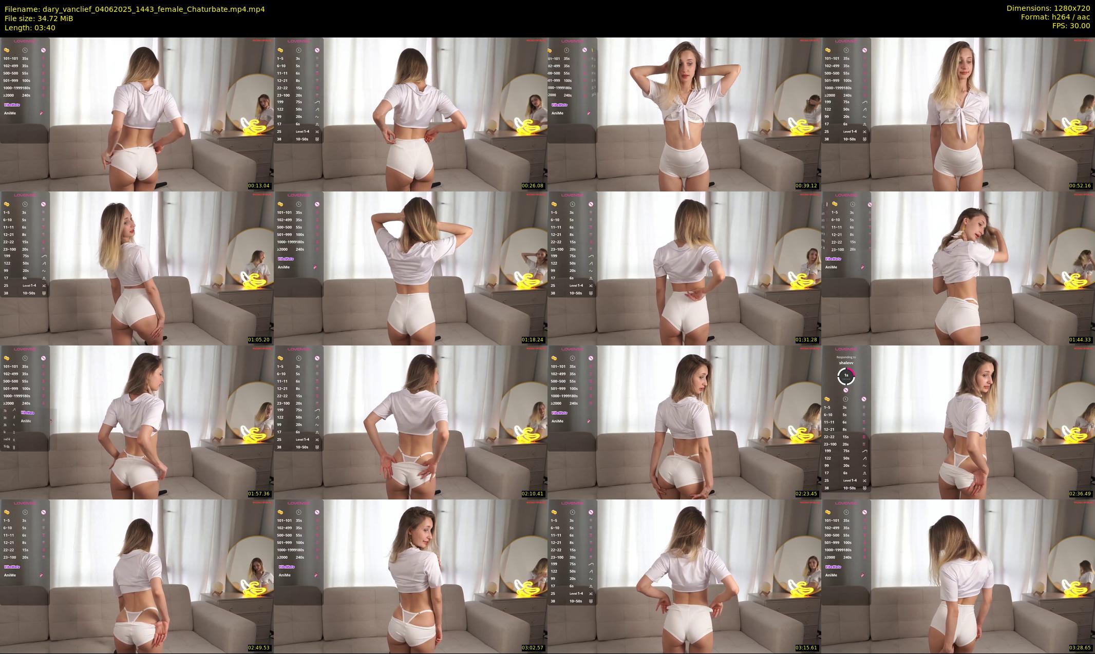 dary_vanclief — 4 minute Chaturbate female cam show recording, 720p, Jun 4, 2025