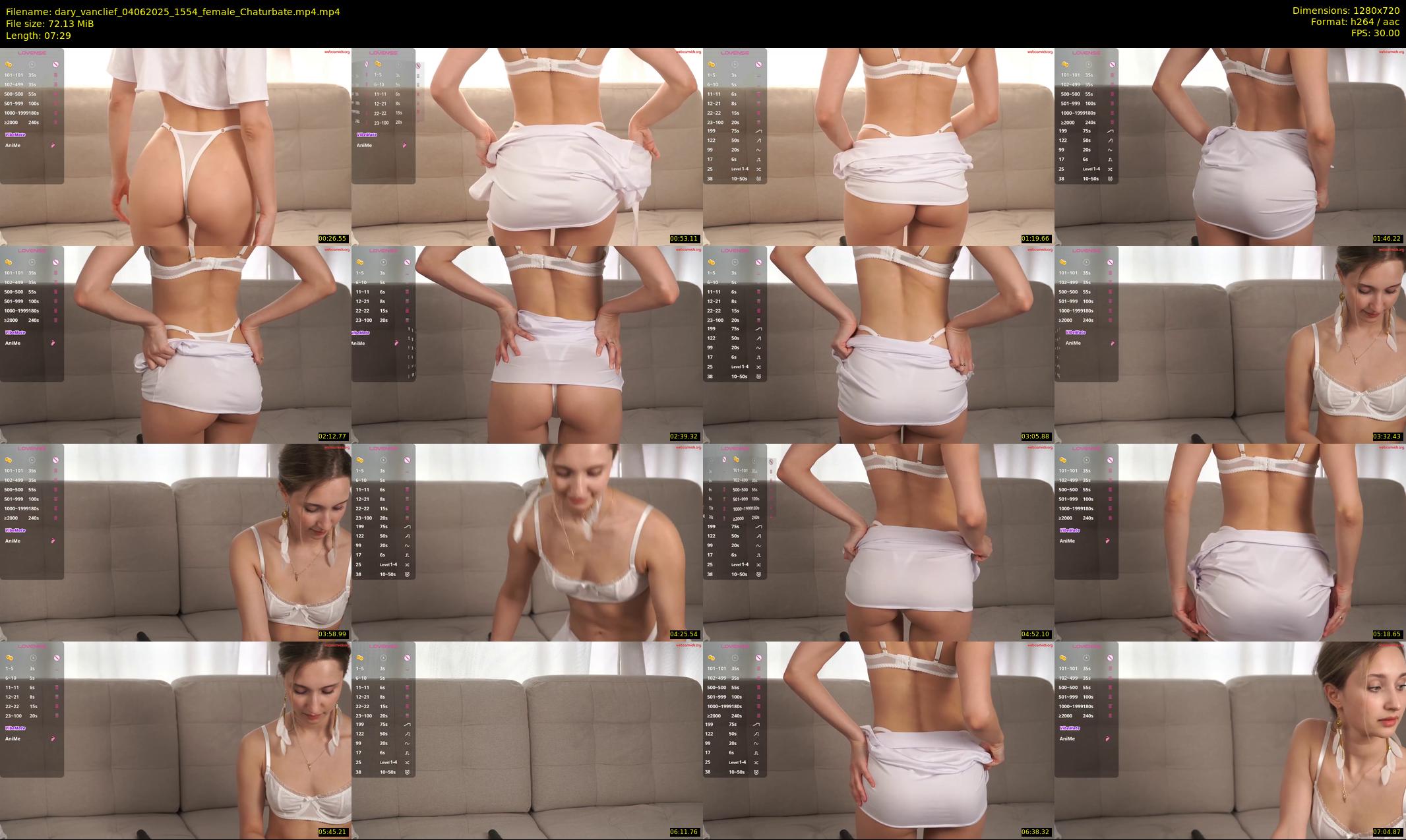 dary_vanclief — 8 minute Chaturbate female cam show recording, 720p, Jun 4, 2025