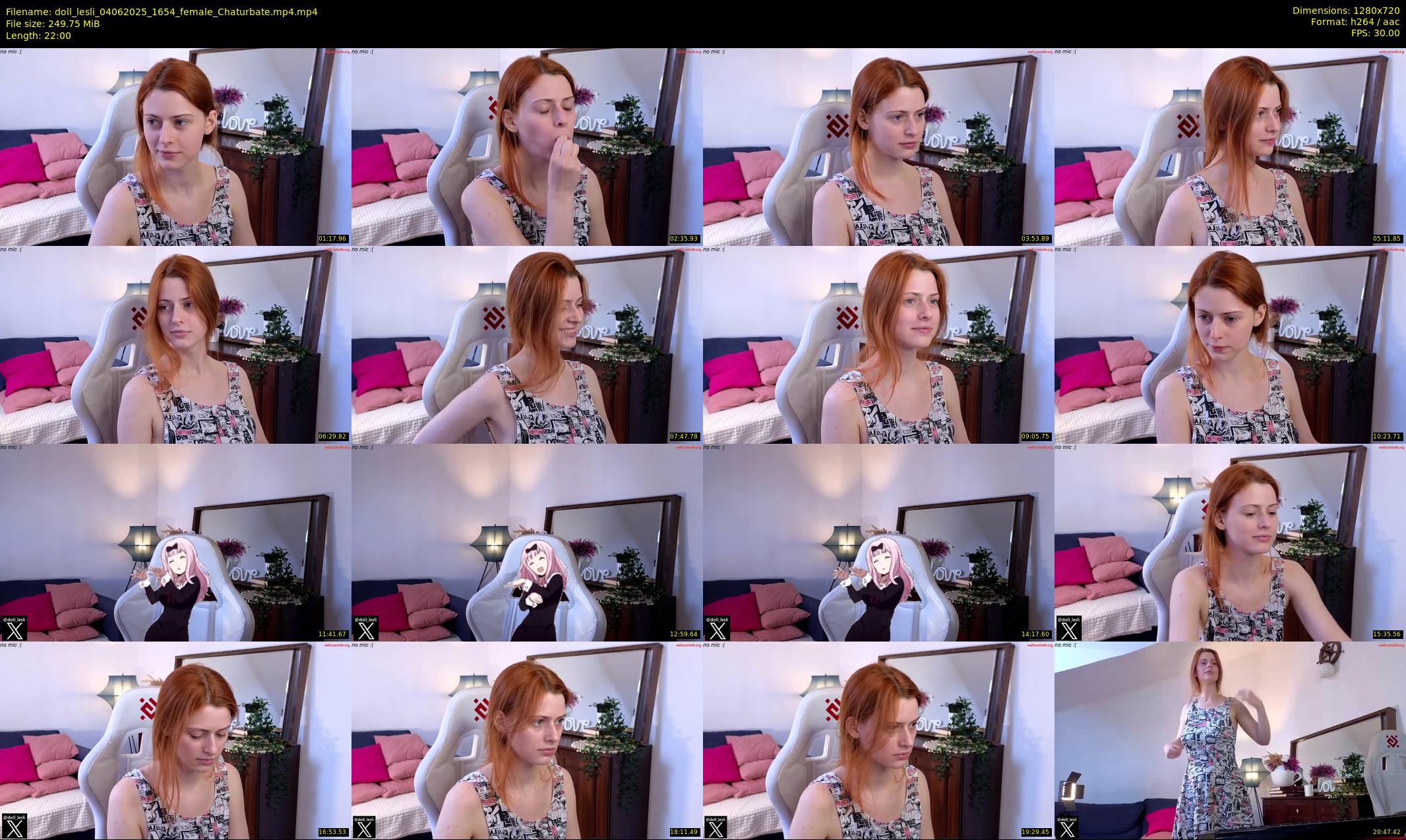 doll_lesli — 22 minute Chaturbate female cam show recording, 720p, Jun 4, 2025
