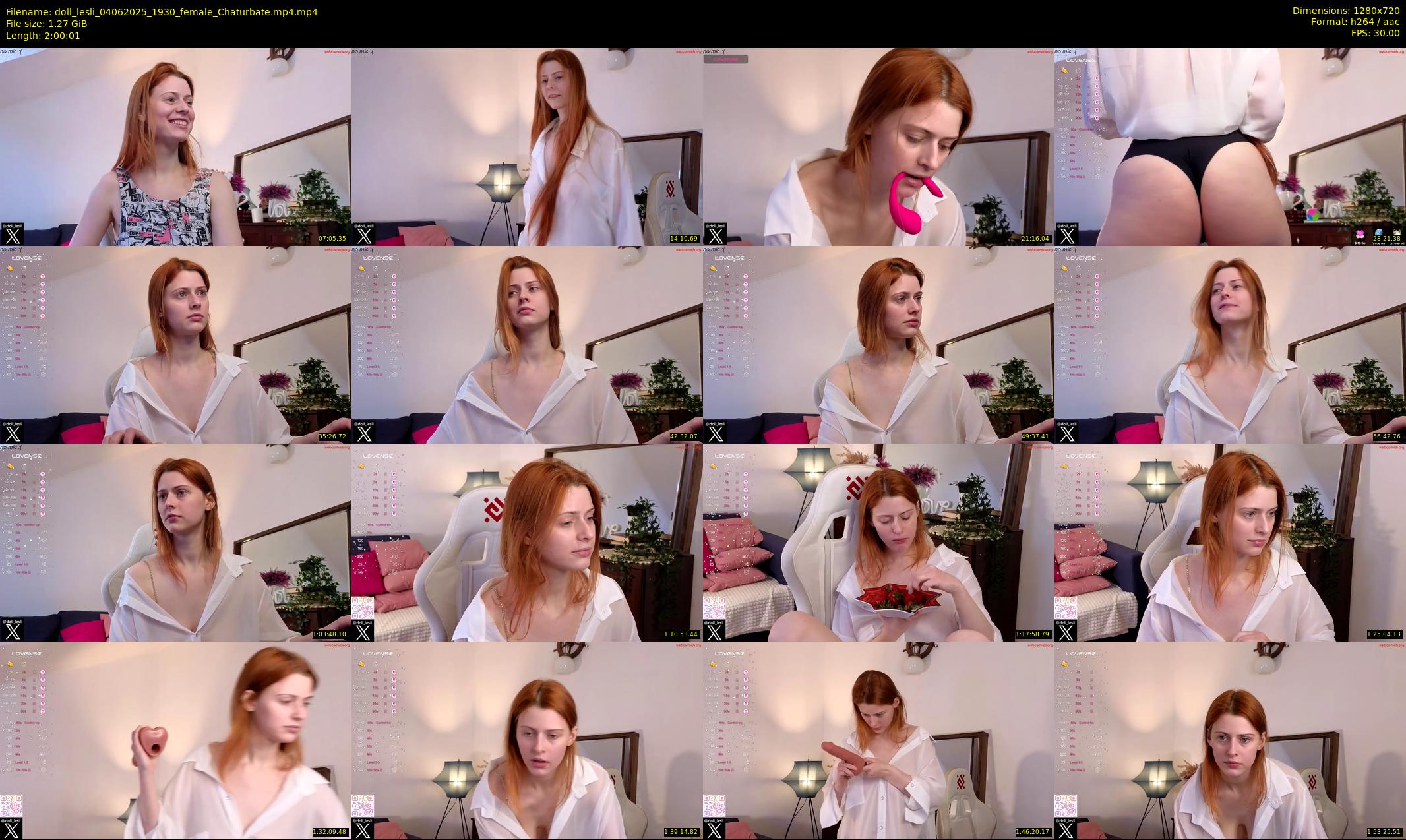 doll_lesli — 121 minute Chaturbate female cam show recording, 720p, Jun 4, 2025