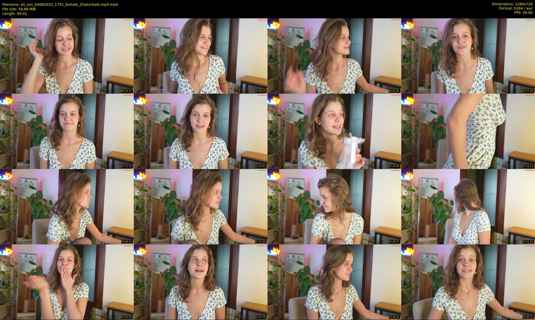 eli_sun — 5 minute Chaturbate female cam show recording, 720p, Jun 4, 2025