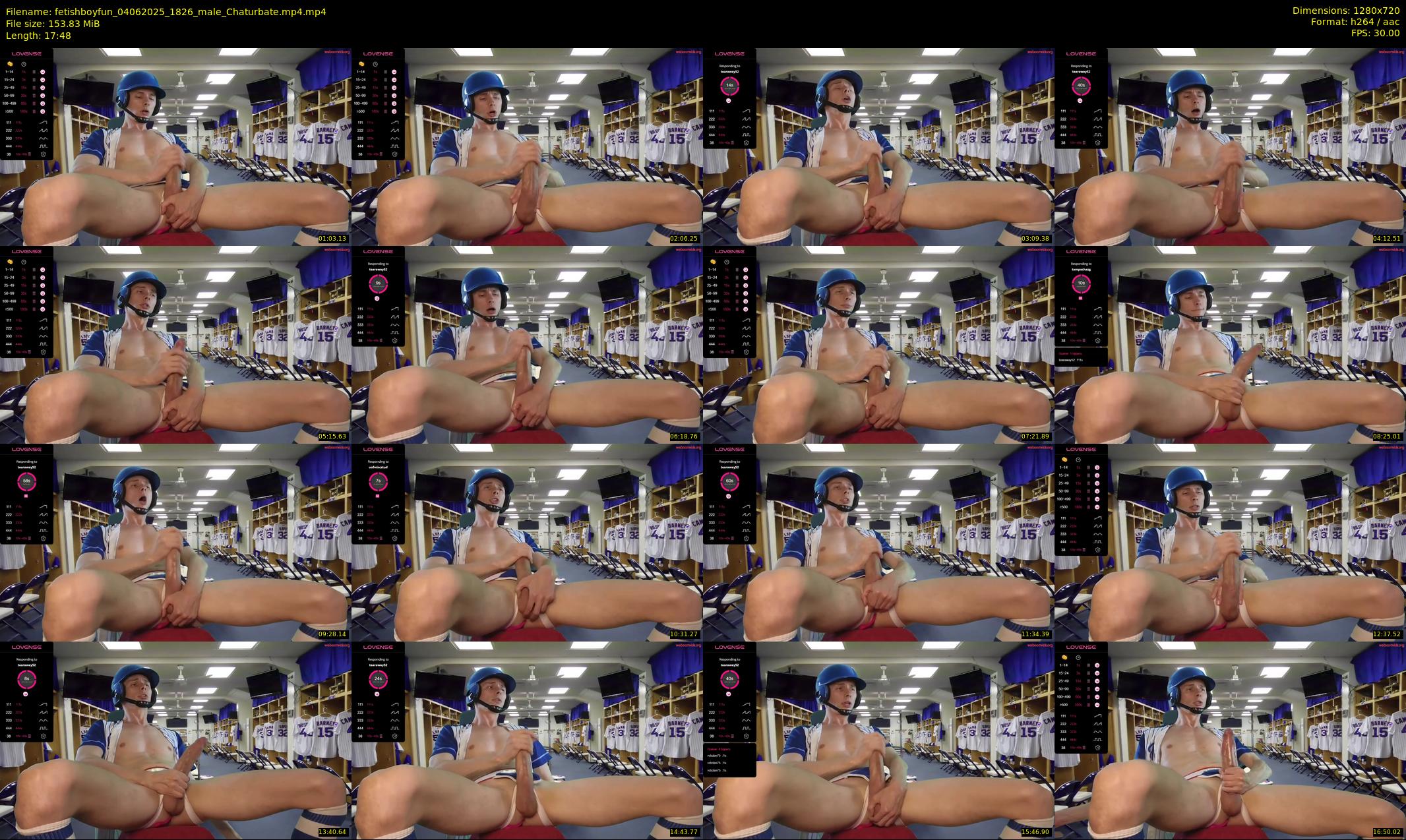 fetishboyfun — 18 minute Chaturbate male cam show recording, 720p, Jun 4, 2025