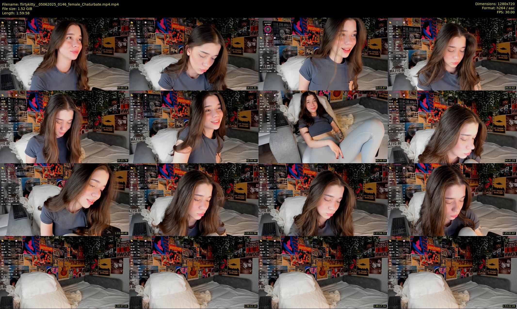 flirtykitty_ — 120 minute Chaturbate female cam show recording, 720p, Jun 5, 2025