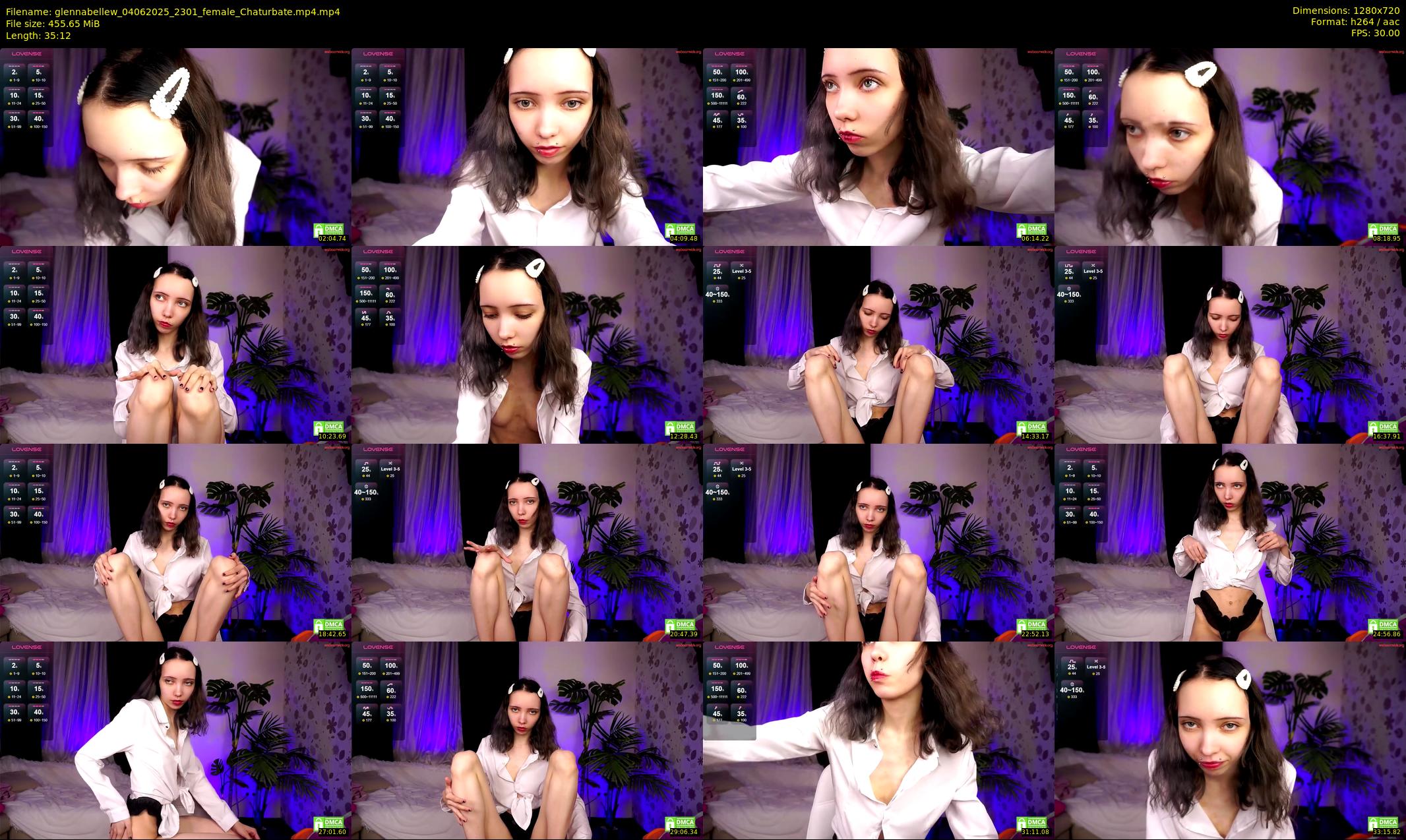 glennabellew — 36 minute Chaturbate female cam show recording, 720p, Jun 4, 2025