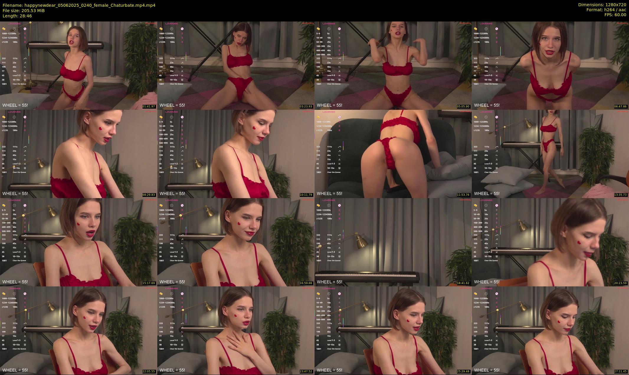 happynewdear — 29 minute Chaturbate female cam show recording, 720p, Jun 5, 2025