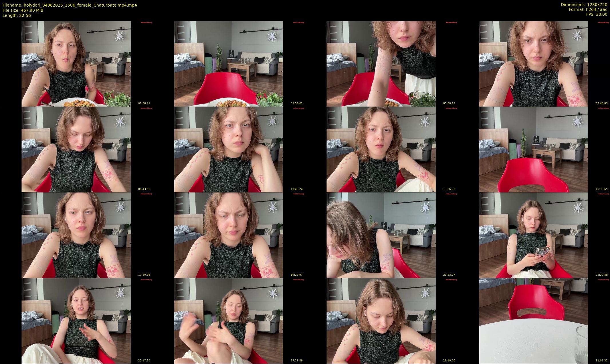 holydori — 33 minute Chaturbate female cam show recording, 720p, Jun 4, 2025