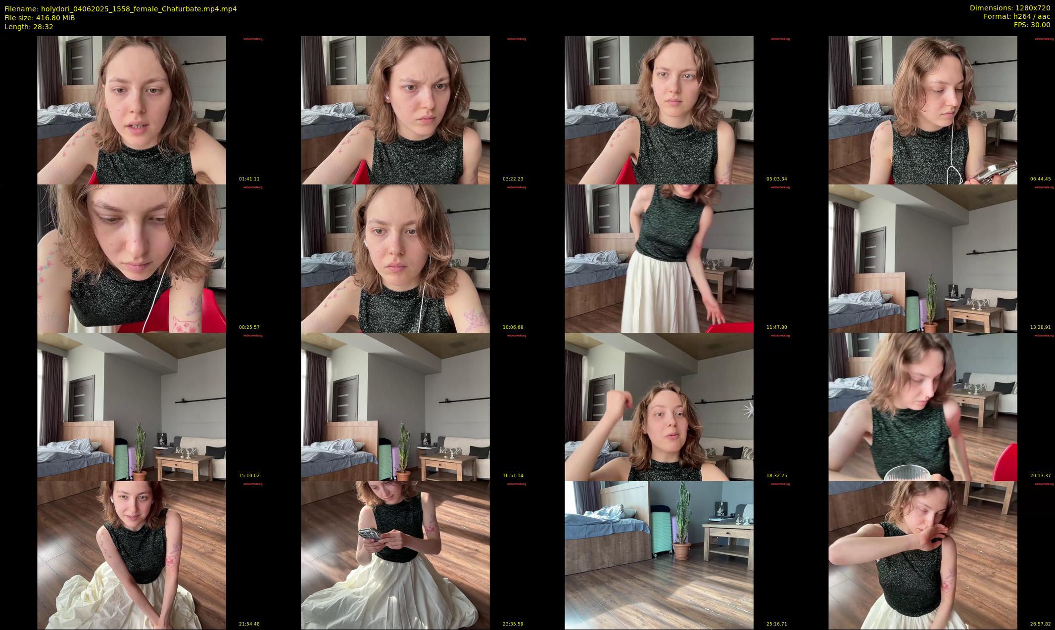 holydori — 29 minute Chaturbate female cam show recording, 720p, Jun 4, 2025