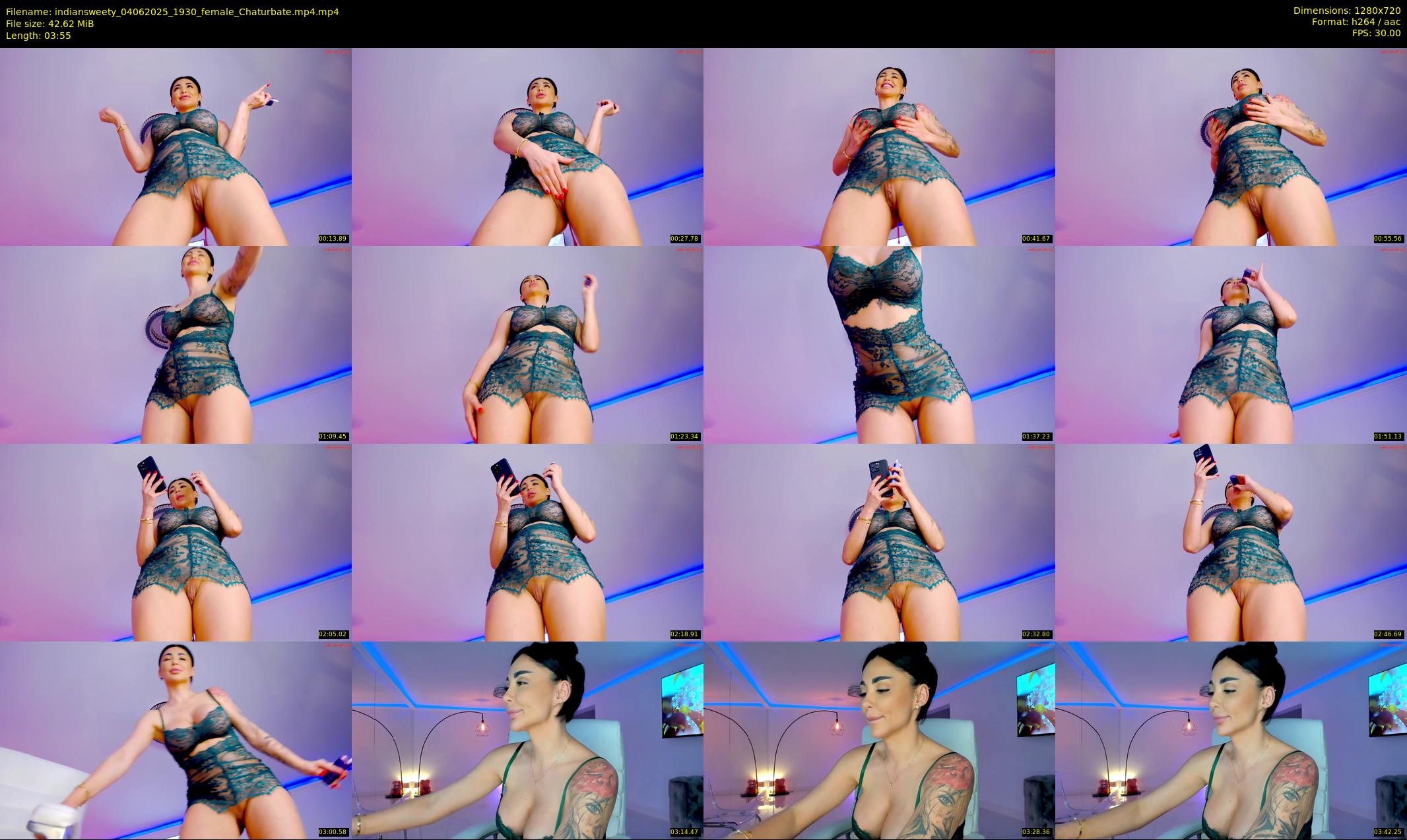 indiansweety — 4 minute Chaturbate female cam show recording, 720p, Jun 4, 2025