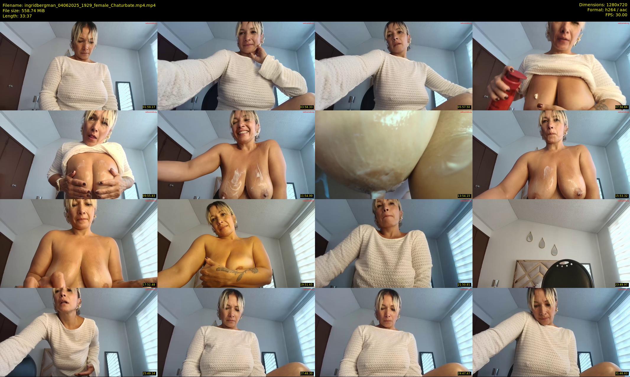 ingridbergman — 34 minute Chaturbate female cam show recording, 720p, Jun 4, 2025