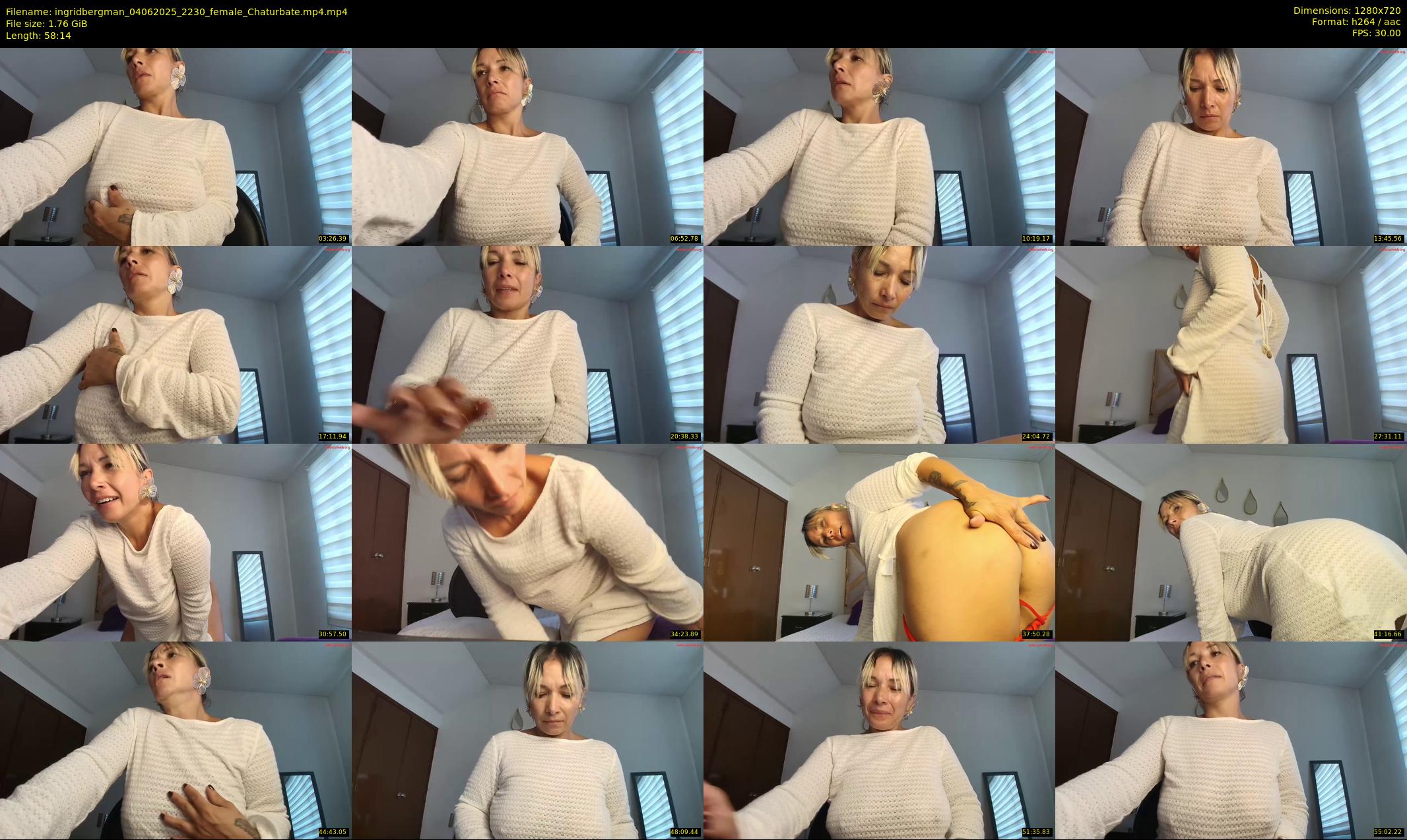 ingridbergman — 59 minute Chaturbate female cam show recording, 720p, Jun 4, 2025