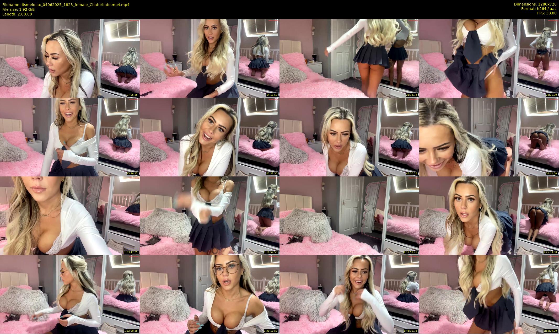 itsmelolax — 120 minute Chaturbate female cam show recording, 720p, Jun 4, 2025