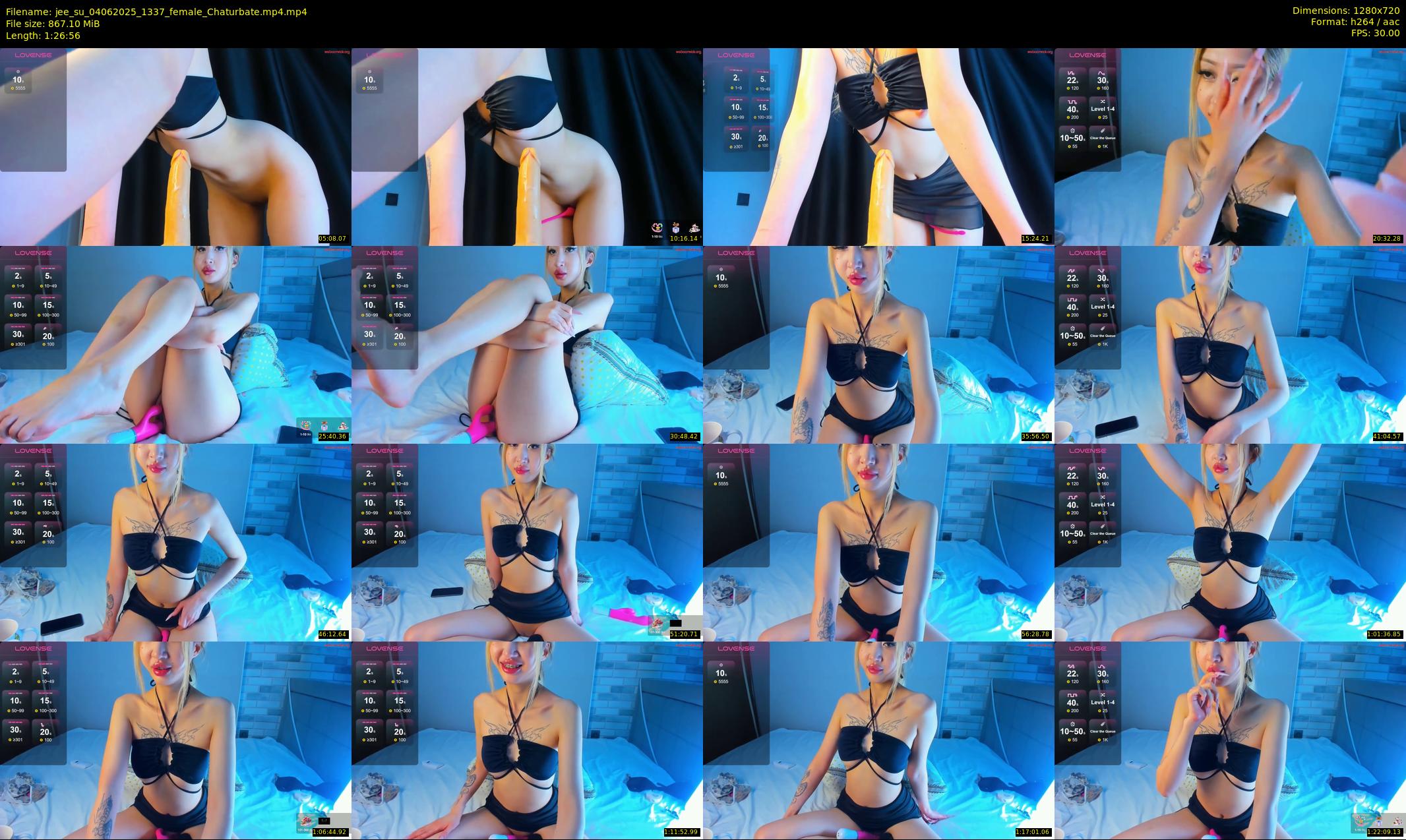 jee_su — 87 minute Chaturbate female cam show recording, 720p, Jun 4, 2025