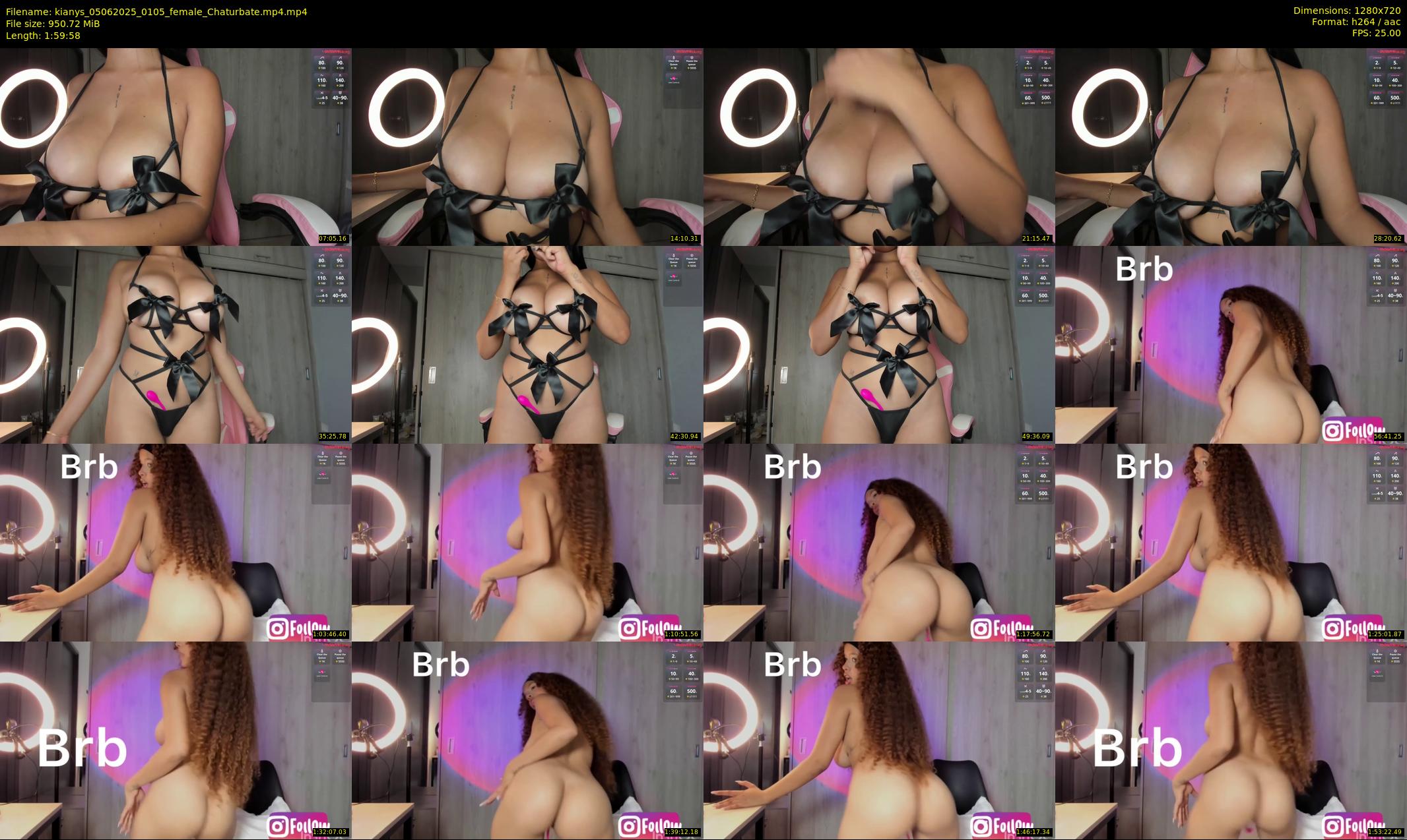 kianys — 120 minute Chaturbate female cam show recording, 720p, Jun 5, 2025