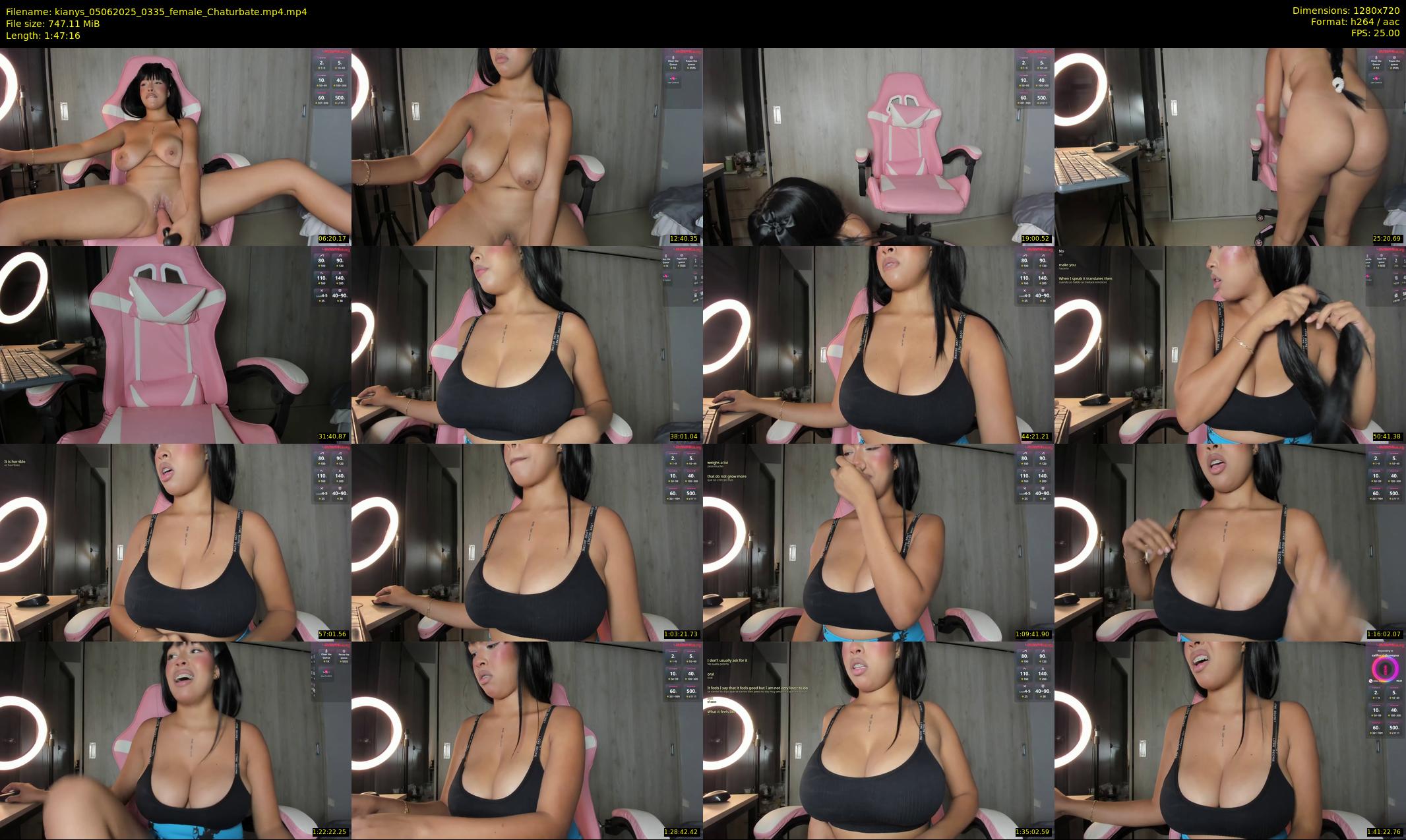 kianys — 108 minute Chaturbate female cam show recording, 720p, Jun 5, 2025