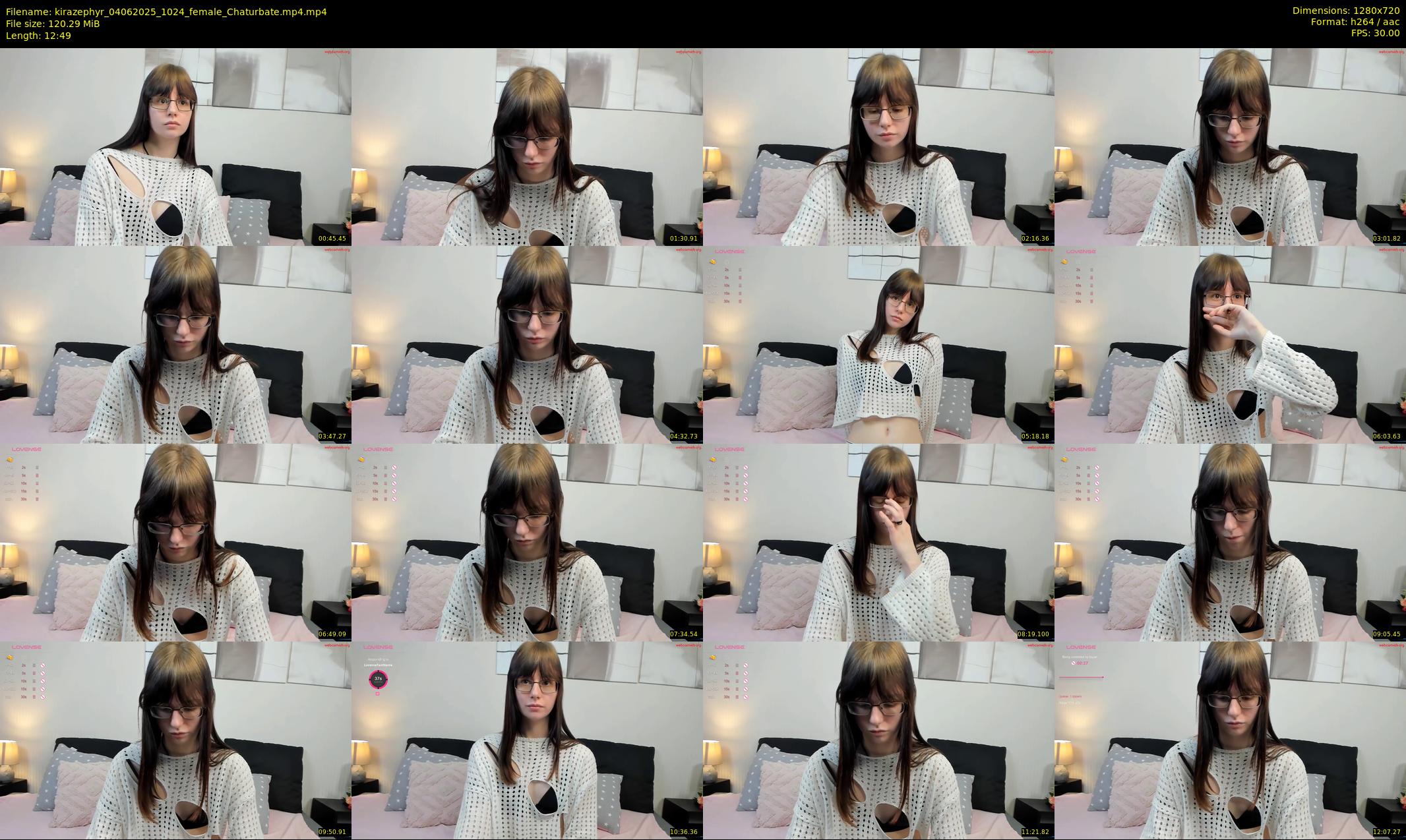 kirazephyr — 13 minute Chaturbate female cam show recording, 720p, Jun 4, 2025