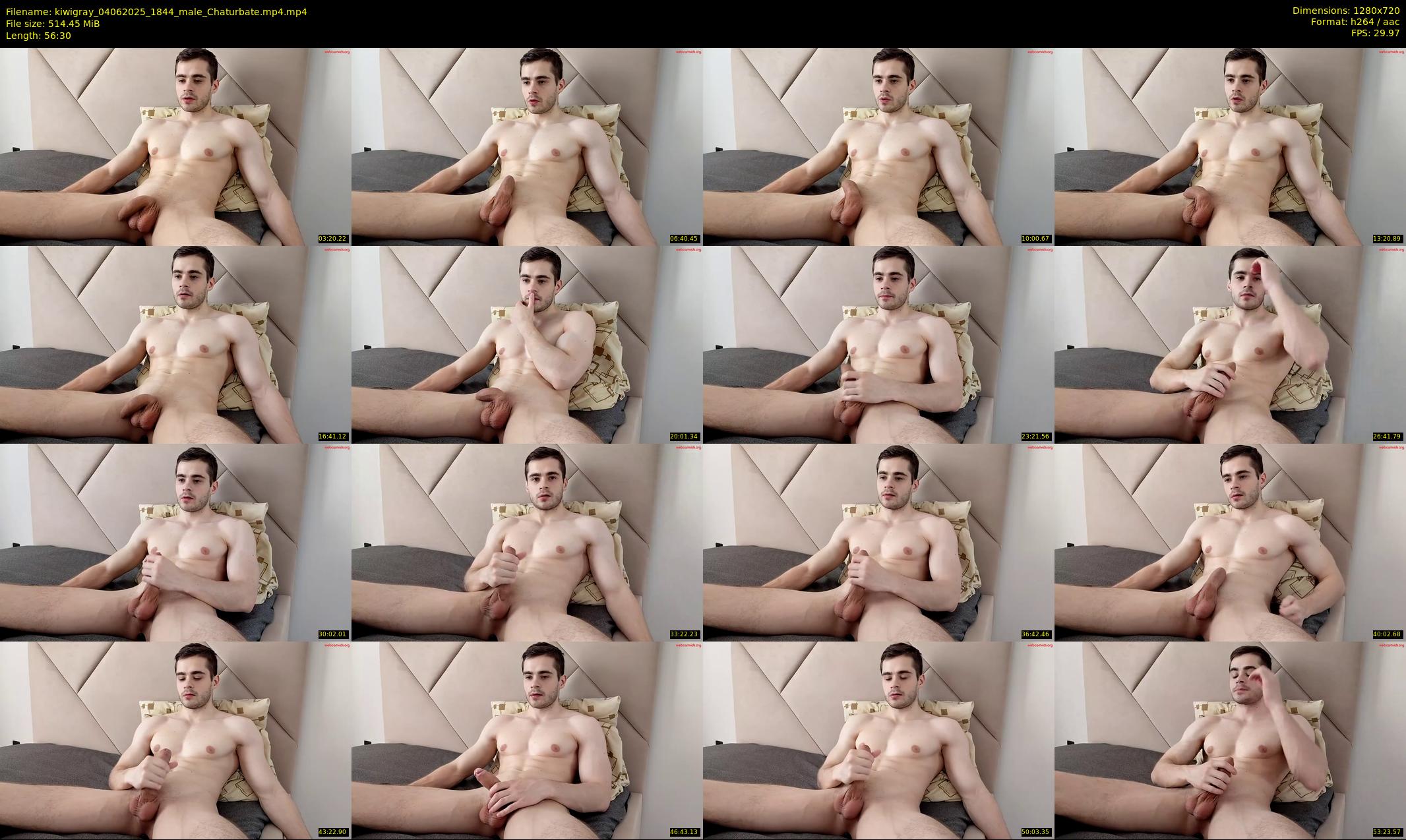 kiwigray — 57 minute Chaturbate male cam show recording, 720p, Jun 4, 2025