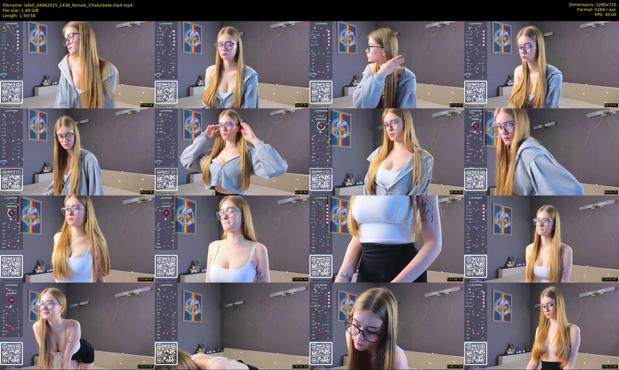 lafeti — 120 minute Chaturbate female cam show recording, 720p, Jun 4, 2025