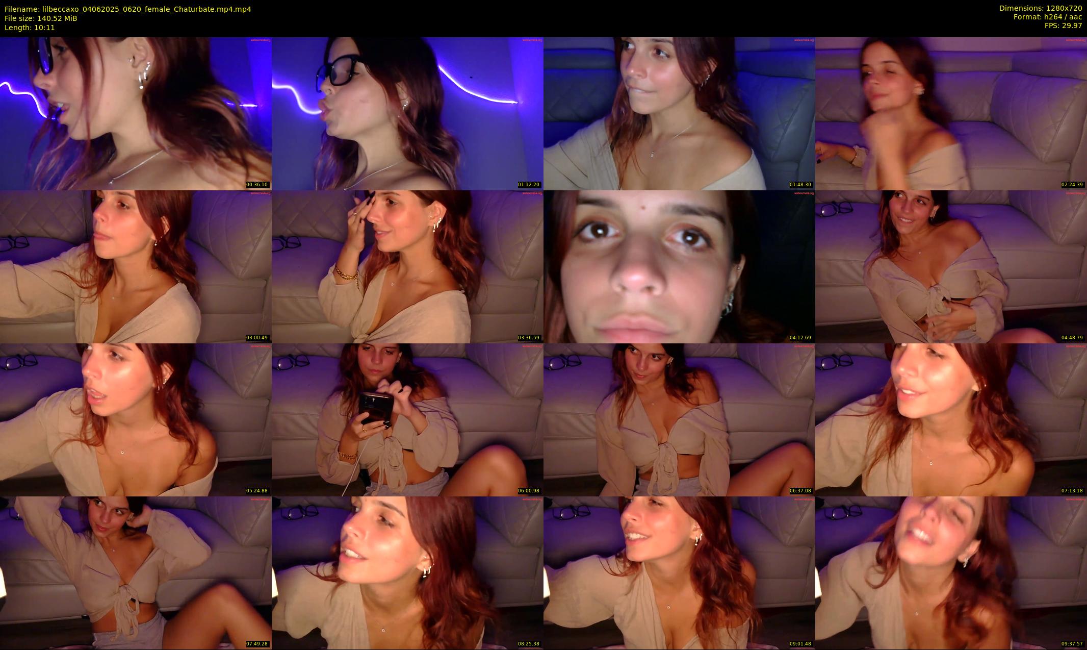 lilbeccaxo — 11 minute Chaturbate female cam show recording, 720p, Jun 4, 2025