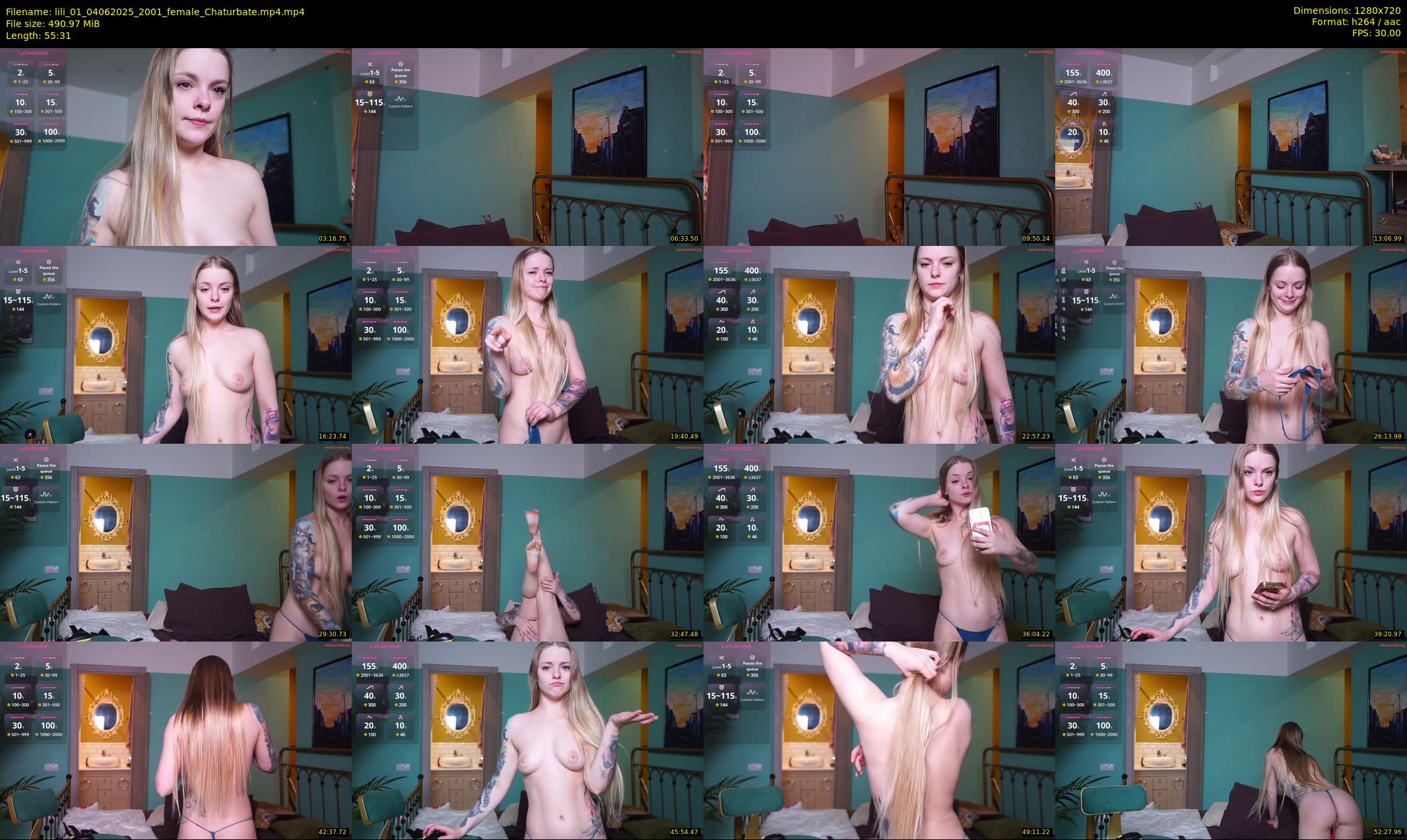 lili_01 — 56 minute Chaturbate female cam show recording, 720p, Jun 4, 2025