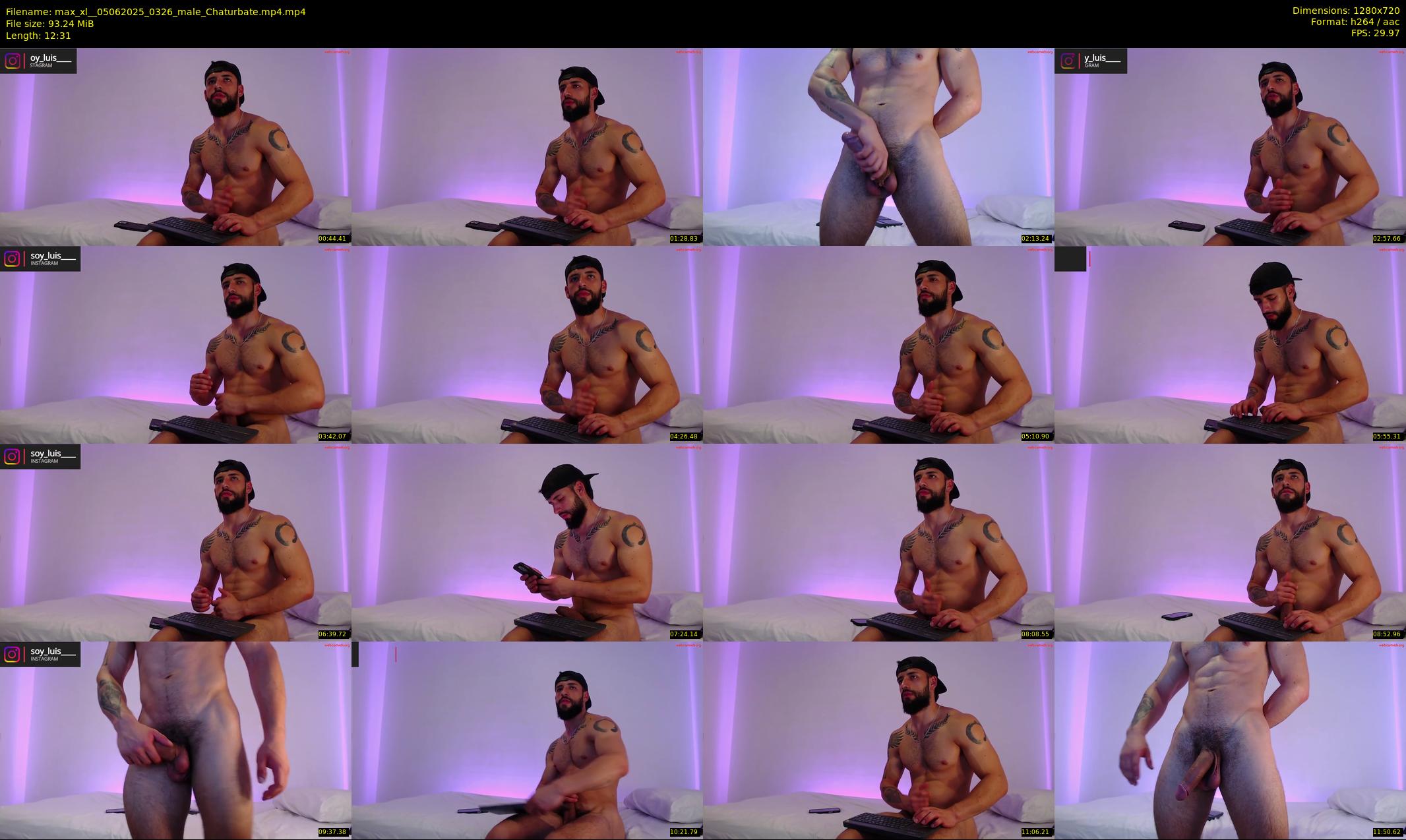 max_xl_ — 13 minute Chaturbate male cam show recording, 720p, Jun 5, 2025