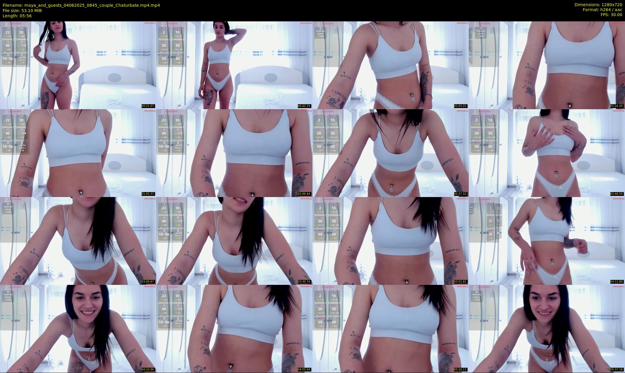 maya_and_guests — 6 minute Chaturbate couple cam show recording, 720p, Jun 4, 2025