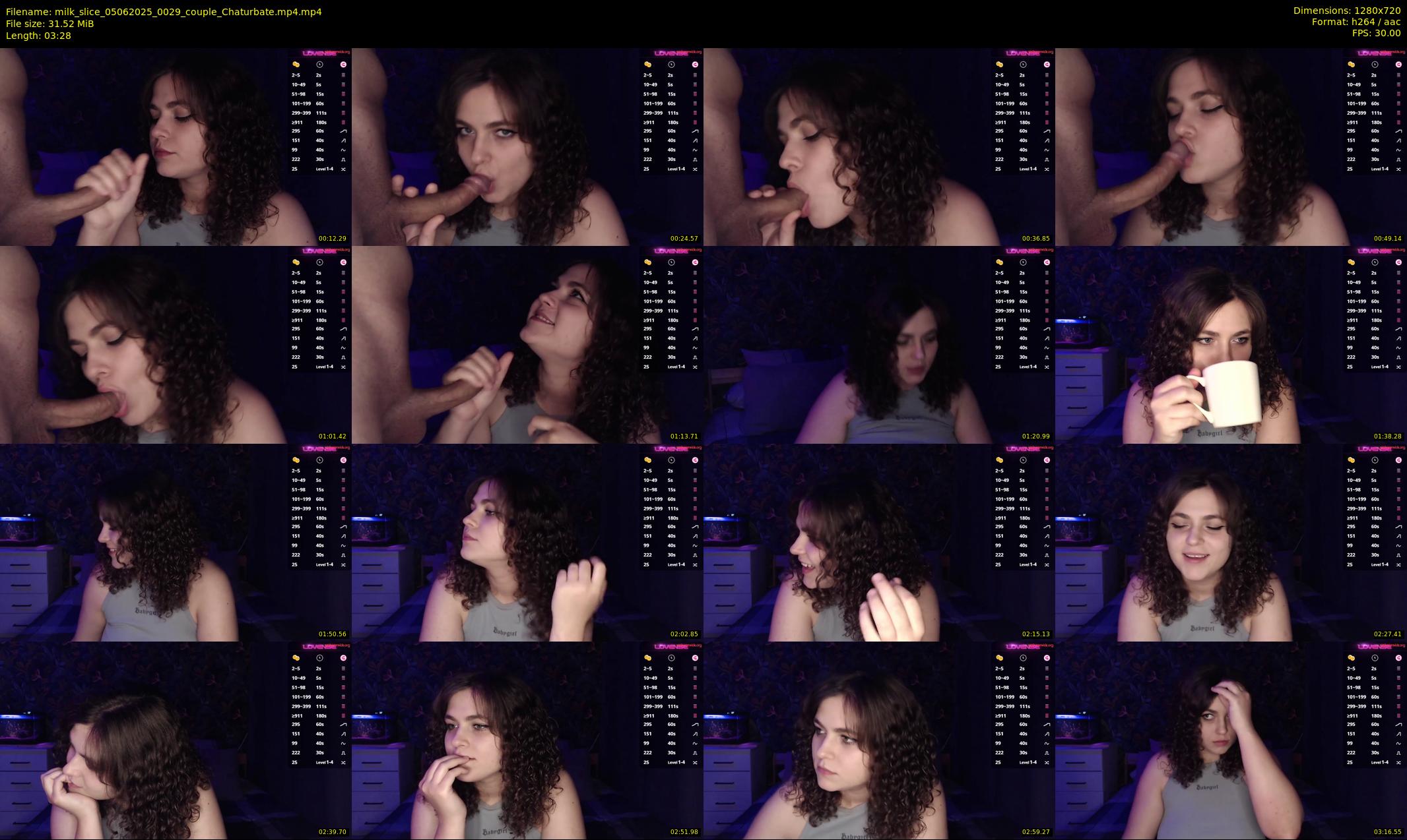 milk_slice — 4 minute Chaturbate couple cam show recording, 720p, Jun 5, 2025