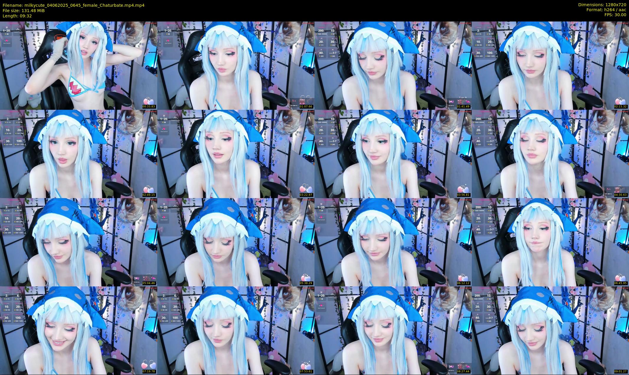 milkycute — 10 minute Chaturbate female cam show recording, 720p, Jun 4, 2025
