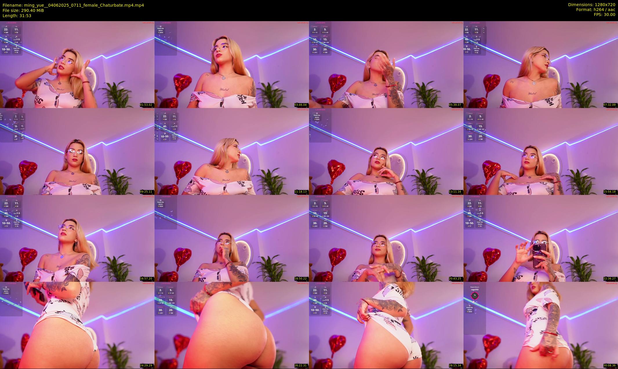 ming_yue_ — 32 minute Chaturbate female cam show recording, 720p, Jun 4, 2025