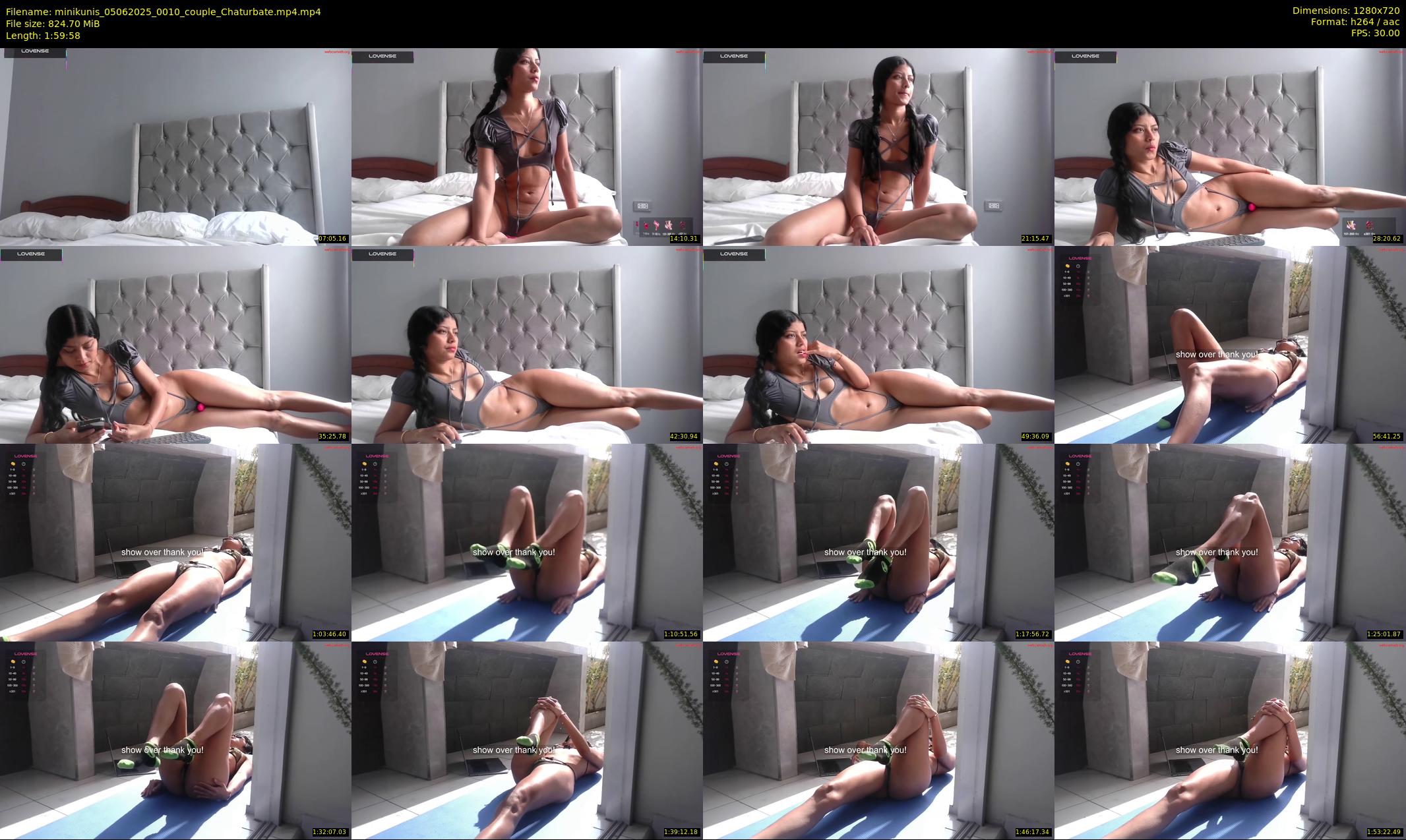 minikunis — 120 minute Chaturbate couple cam show recording, 720p, Jun 5, 2025
