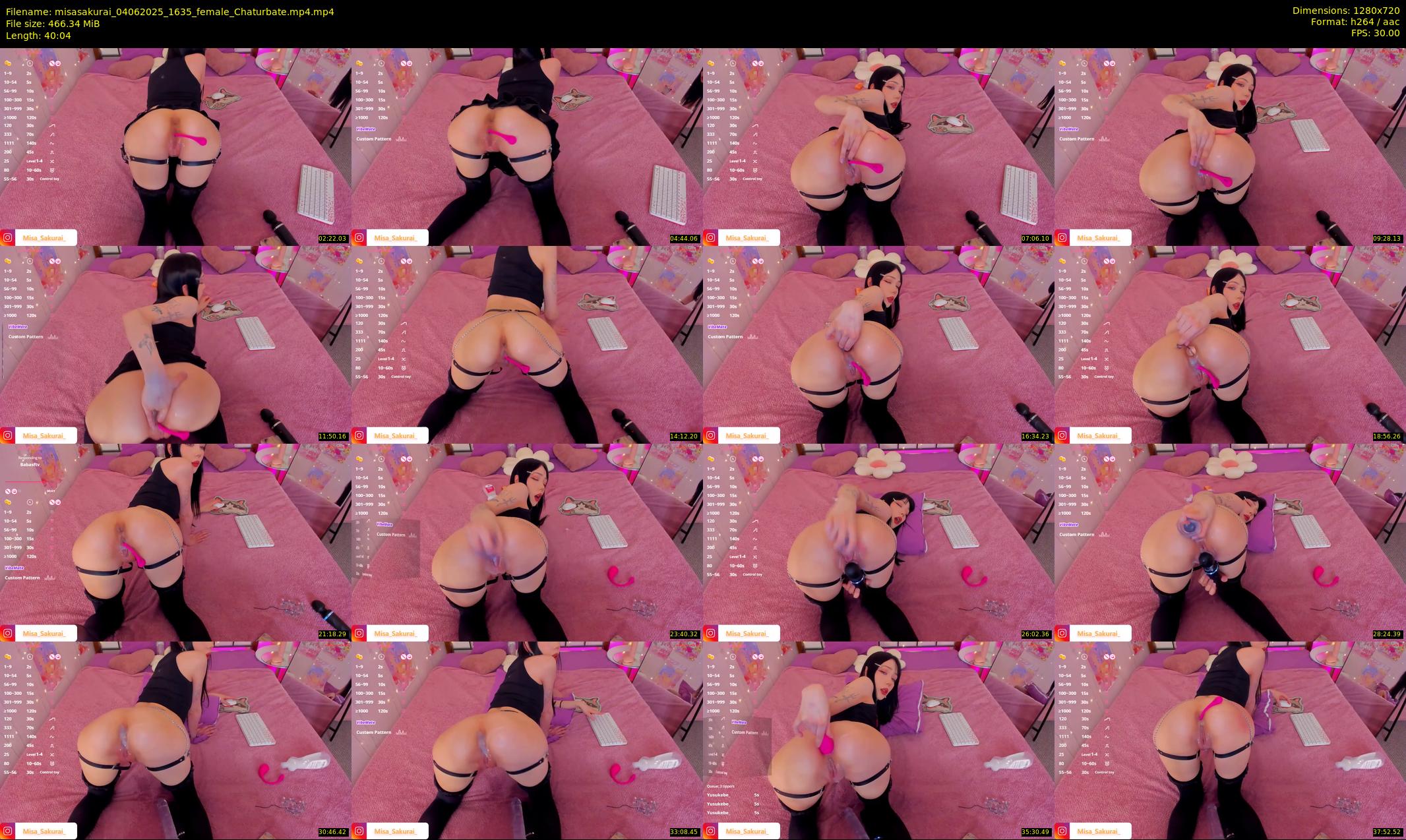 misasakurai — 41 minute Chaturbate female cam show recording, 720p, Jun 4, 2025